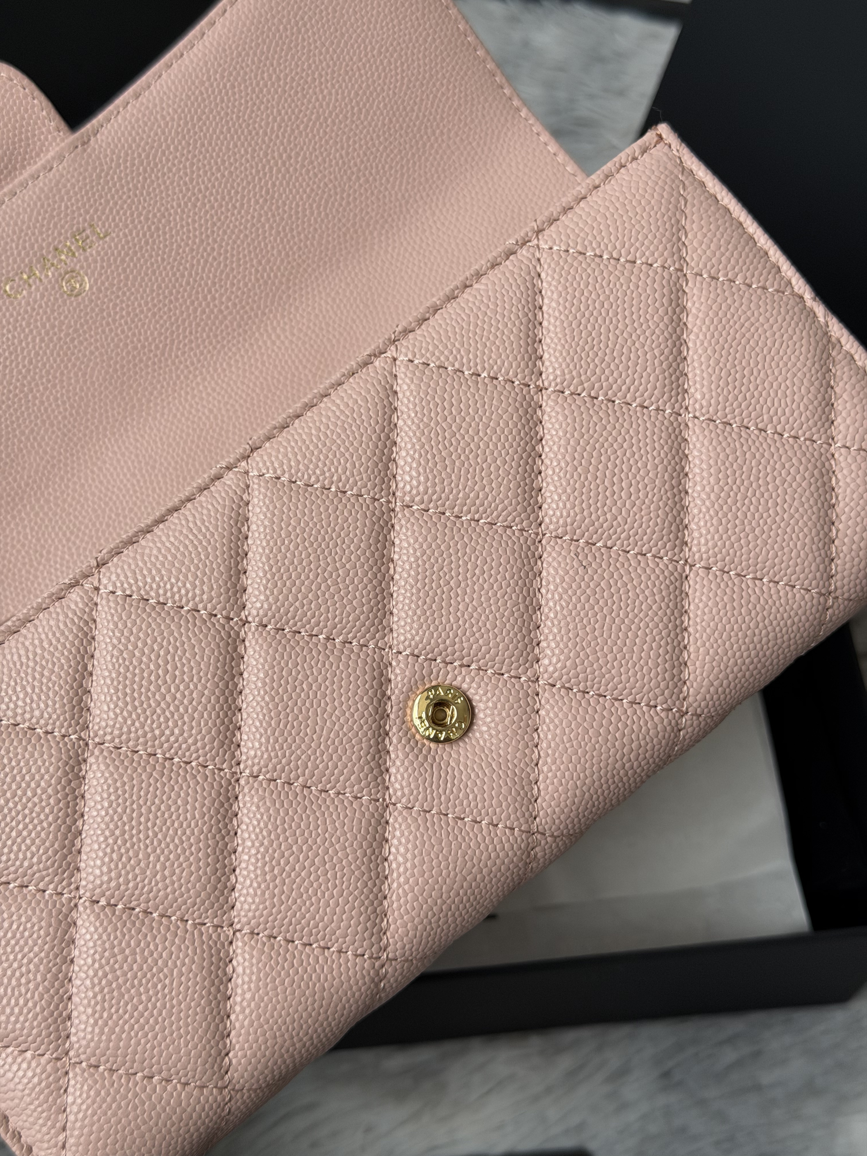 Ch*el wallet 80758 10x19x3cm