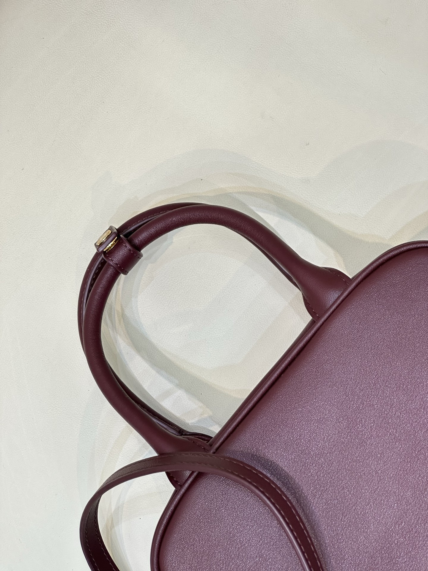 Ch*el bowling clutch with leather strap ap5528 13x21x9cm