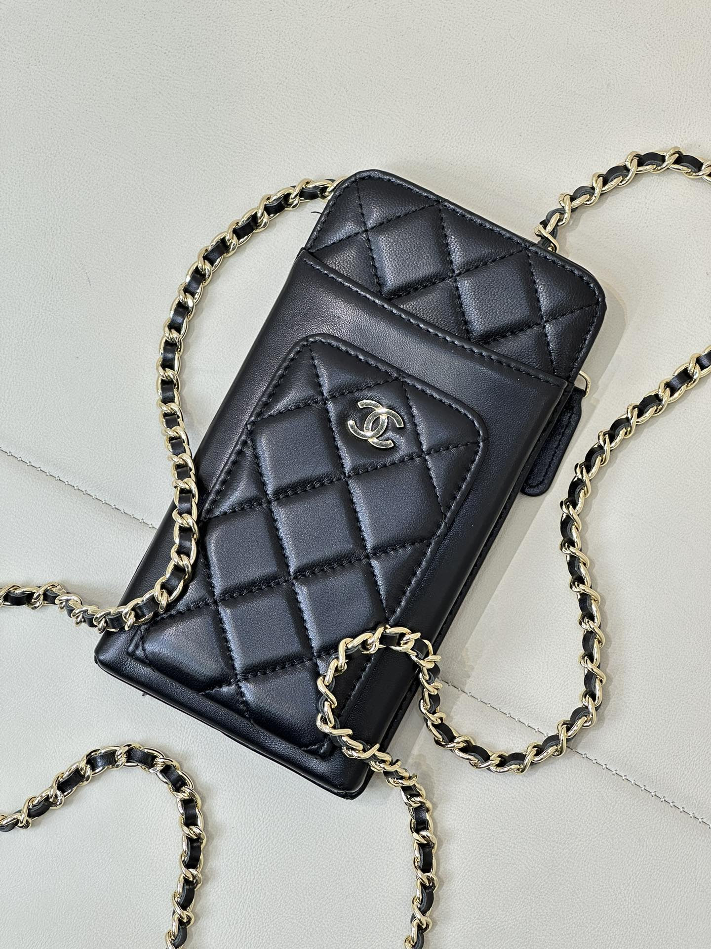 Ch*el phone bag 18x9x3cm