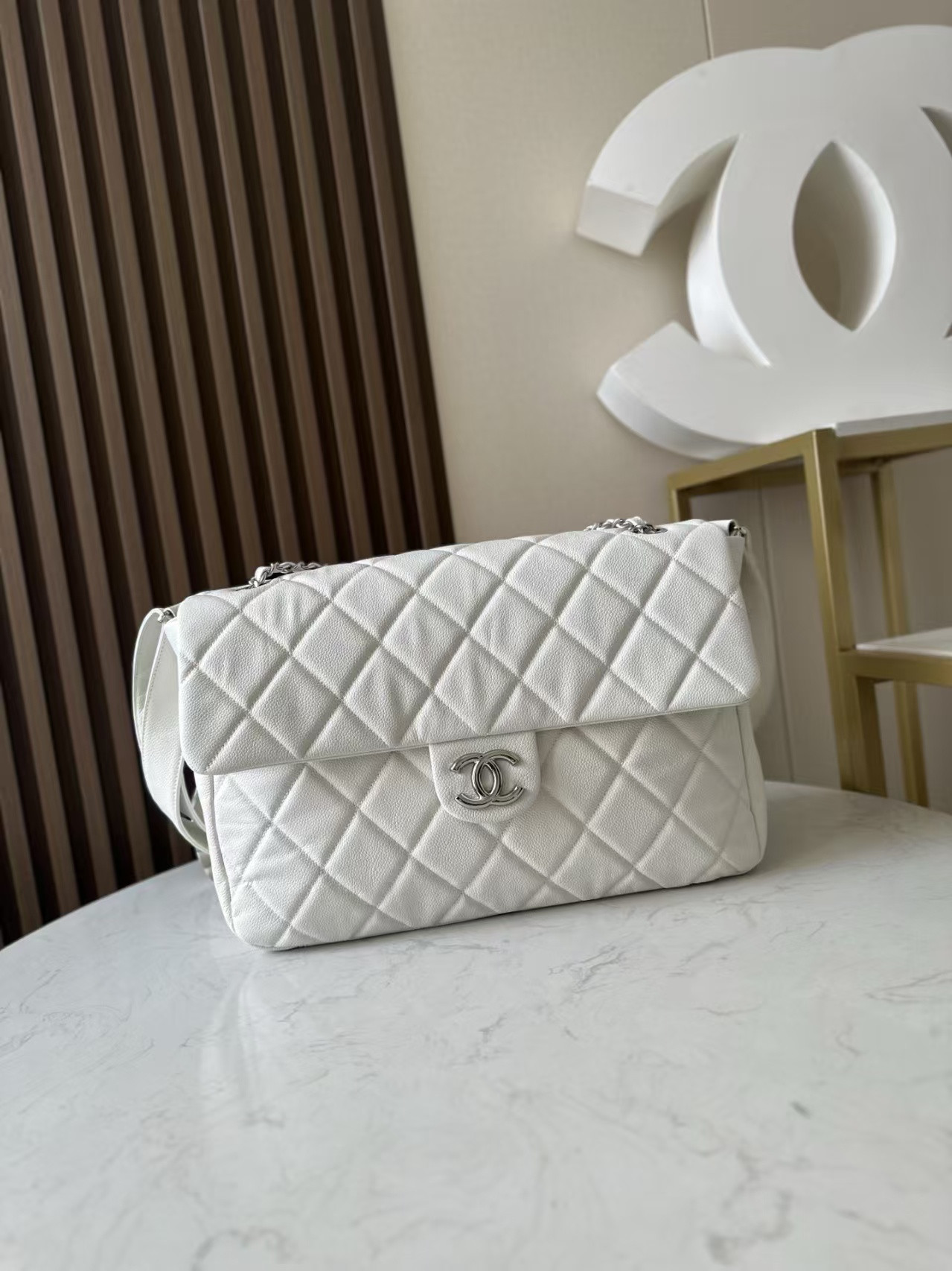 Ch*el flap bag as3373 40x30x11cm