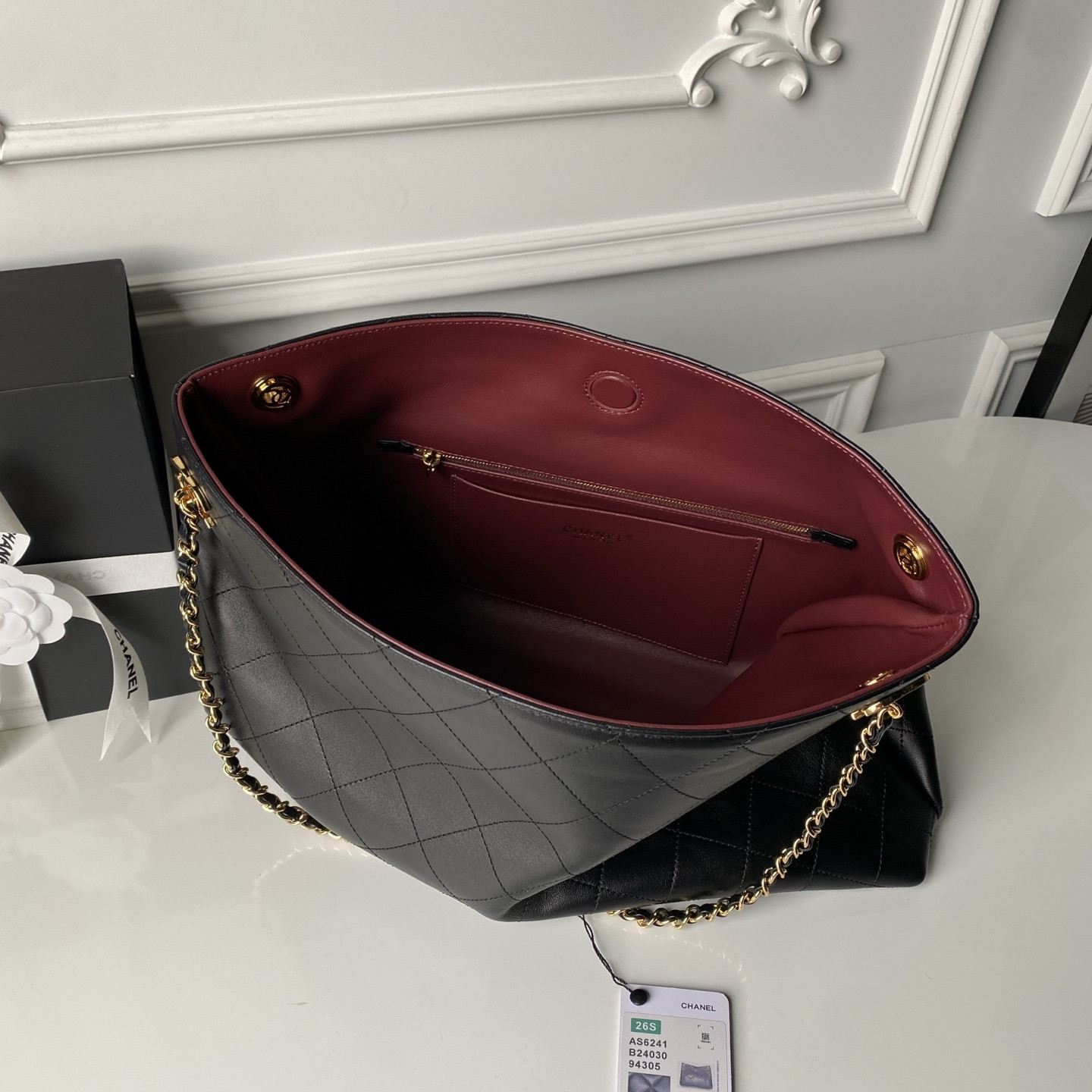 Ch*el shopping bag as6241 40x28x9cm