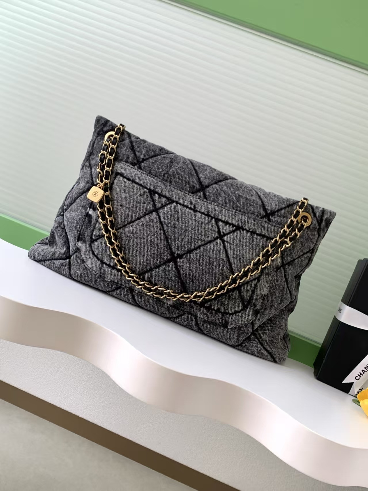 Ch*el maxi flap bag 27x45x10cm