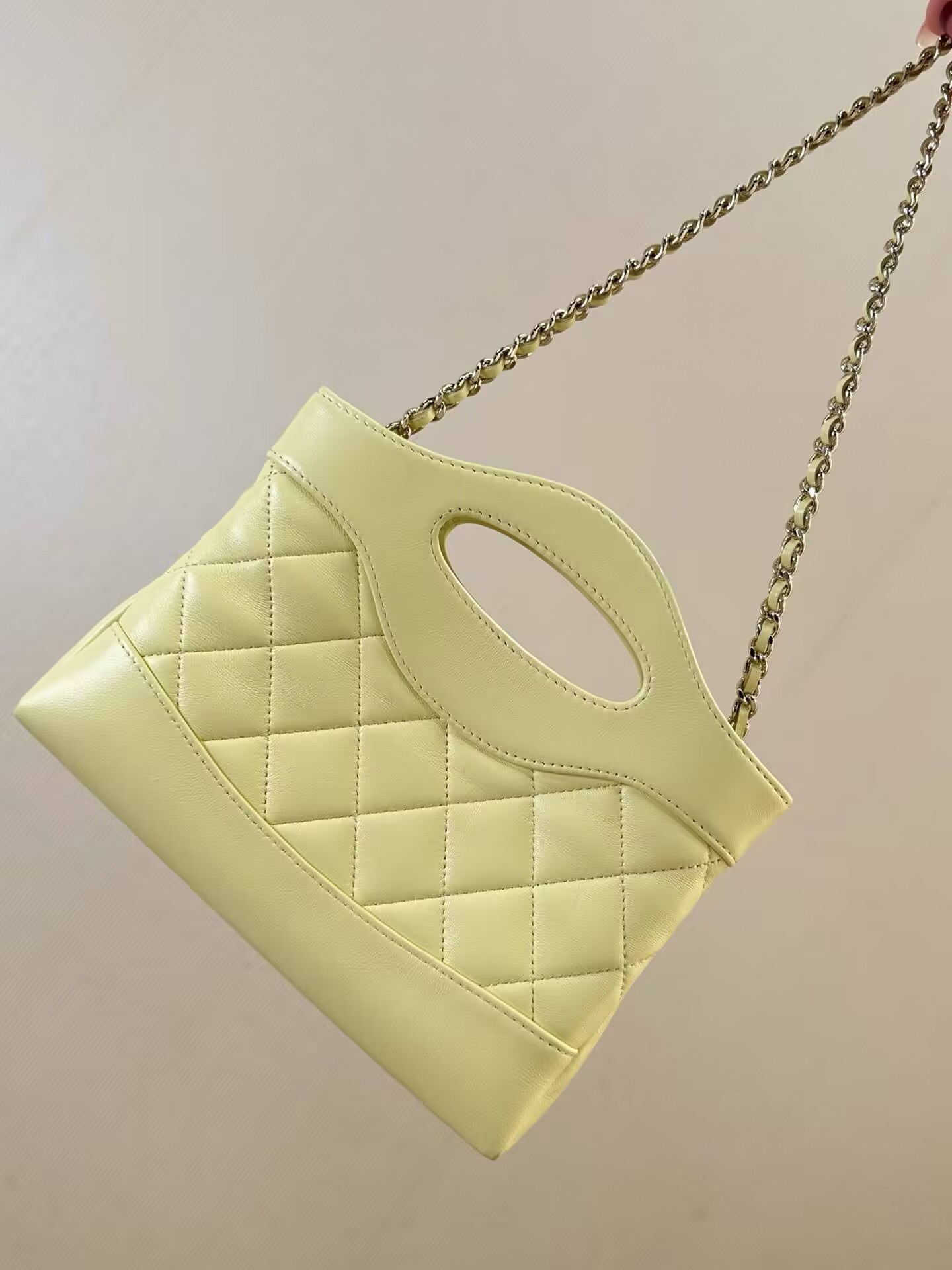 Ch*el nano chain bag 17.5x20.5cm