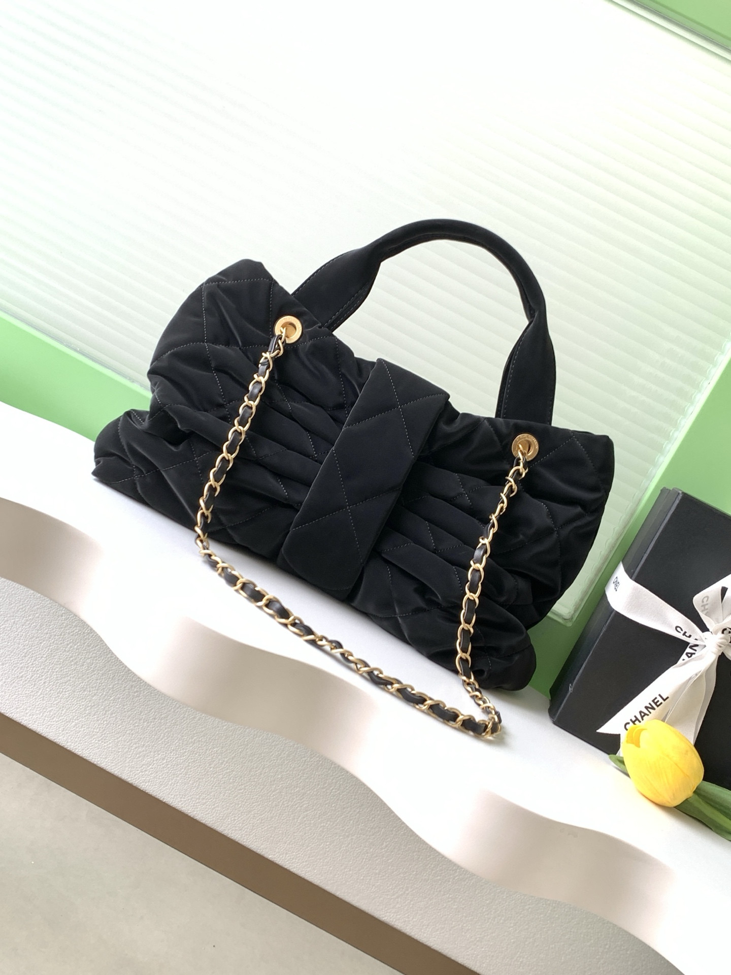 Ch*el bow bag 29x38x5cm