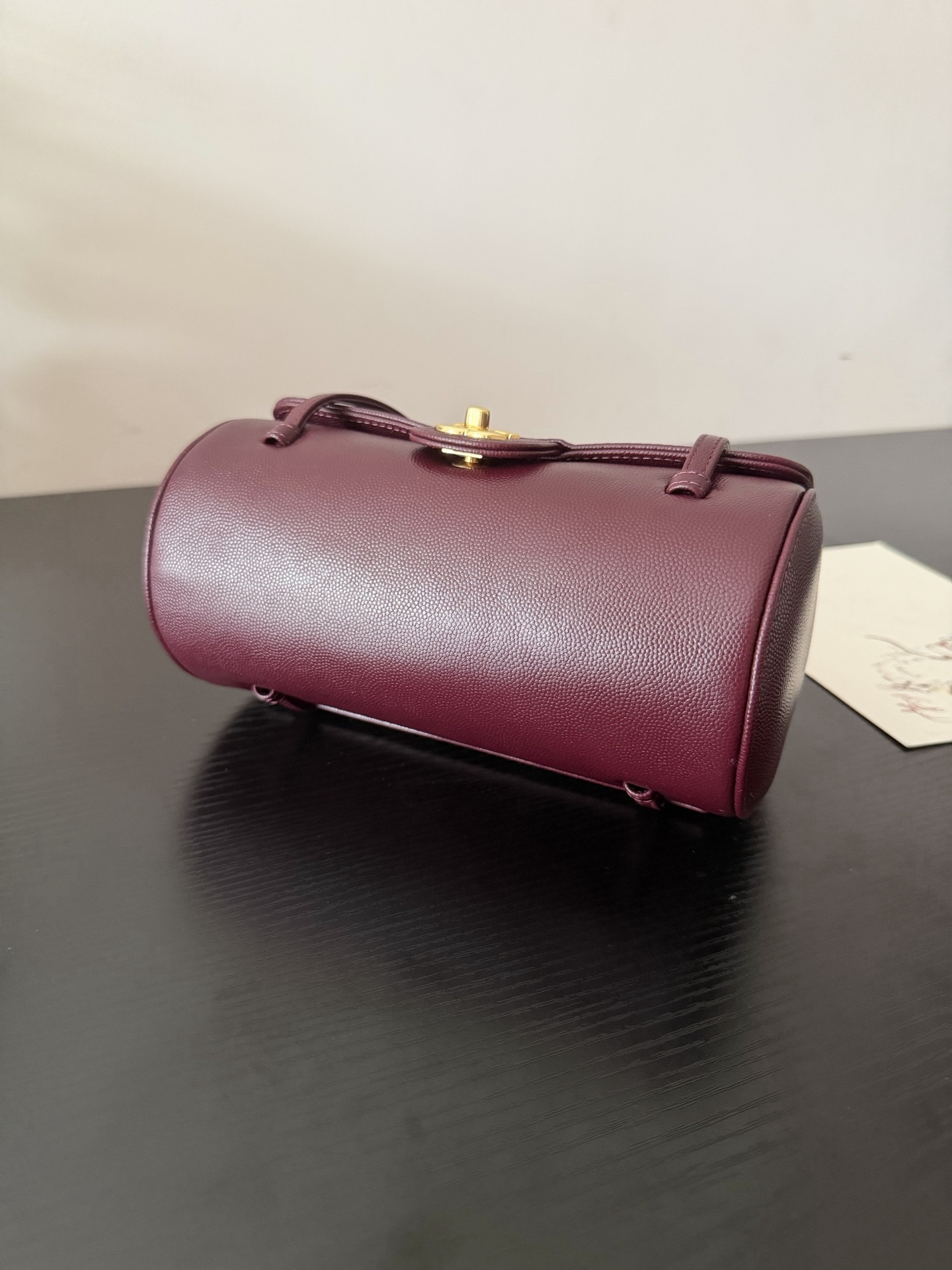 Ch*el small bowling bag as6143 10x20.5x10cm