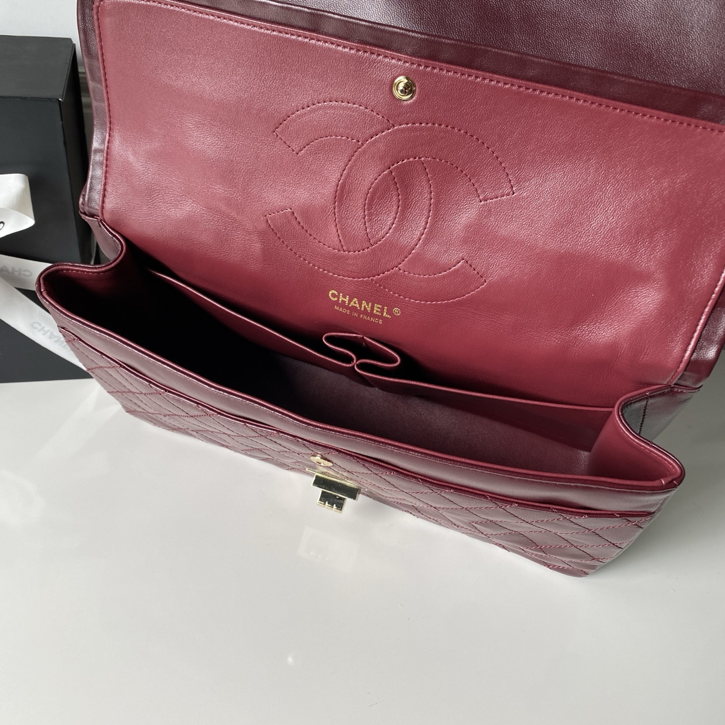Ch*el 2.55 handbag a37587 31cm