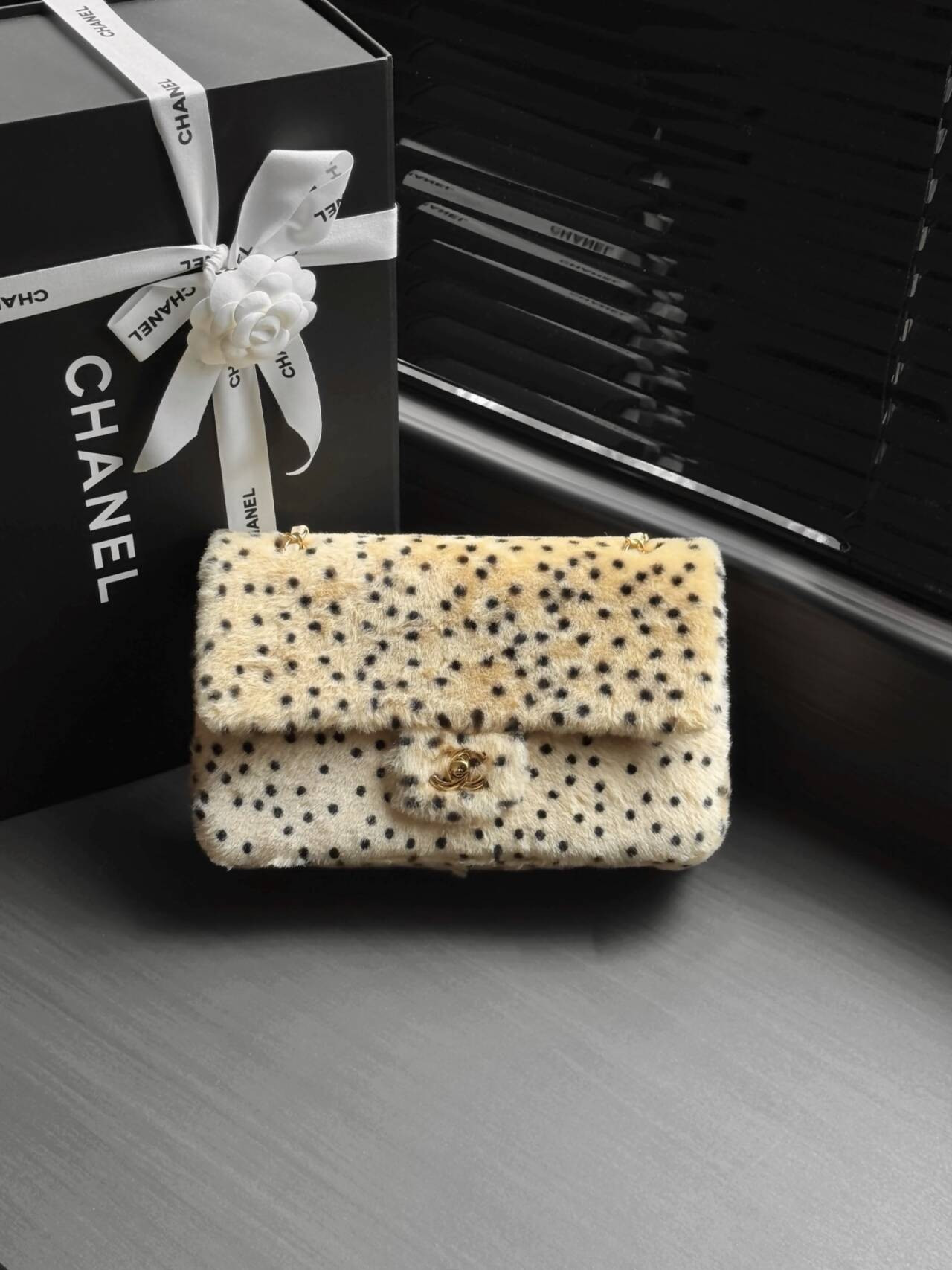 Ch*el flap bag 25x15x6cm