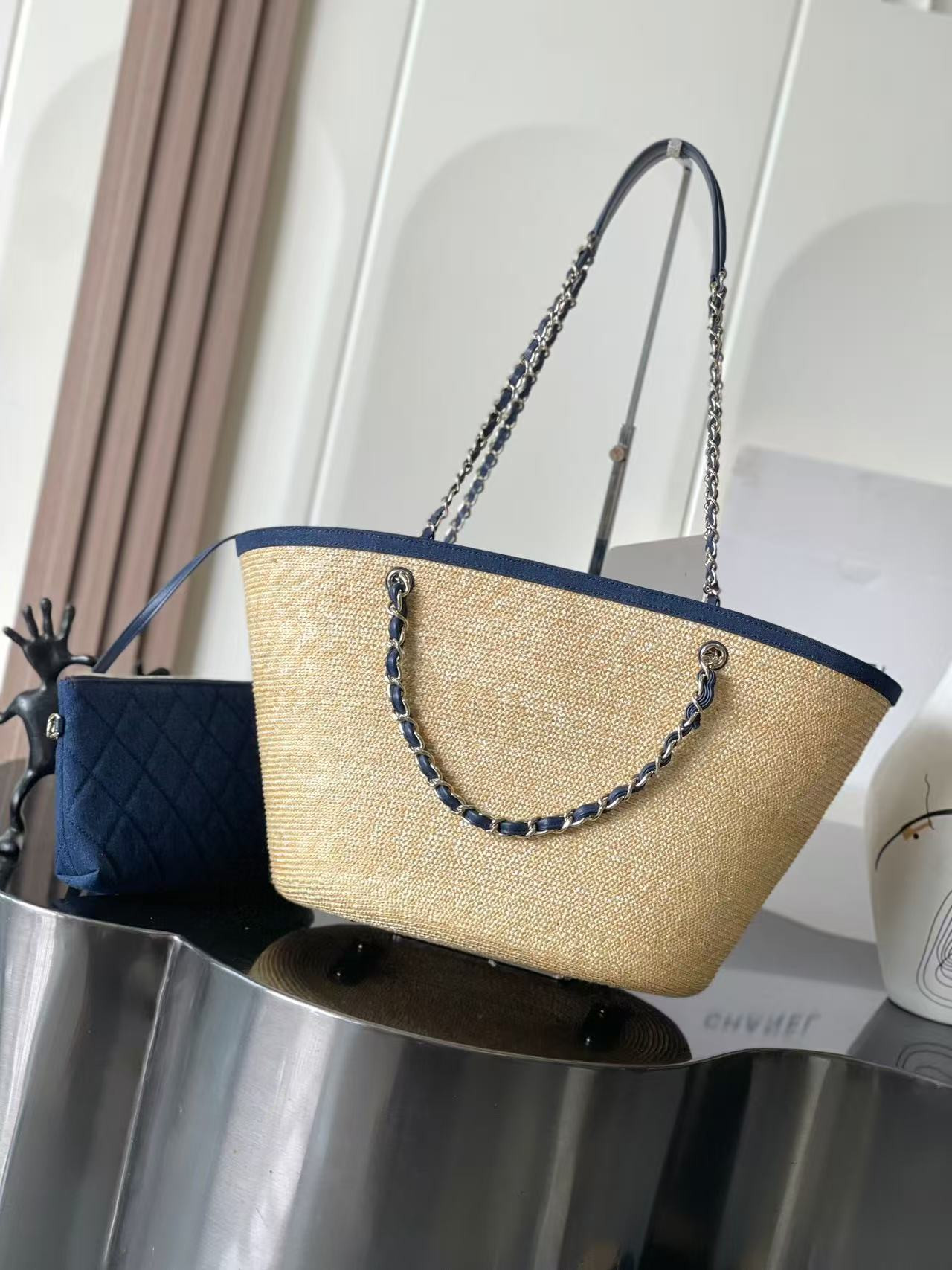 Ch*el shopping bag 26x54x18cm