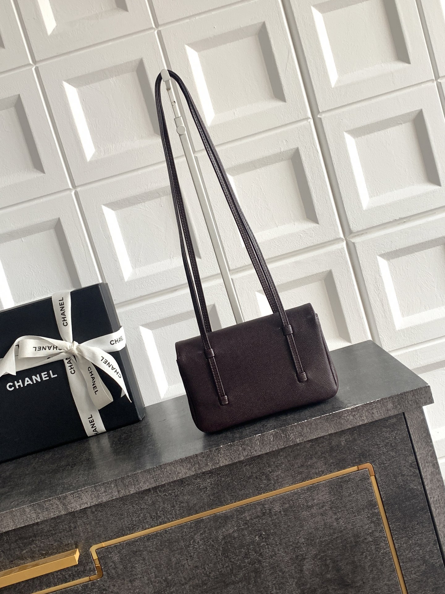 Ch*el flap bag 11.5x17x5cm