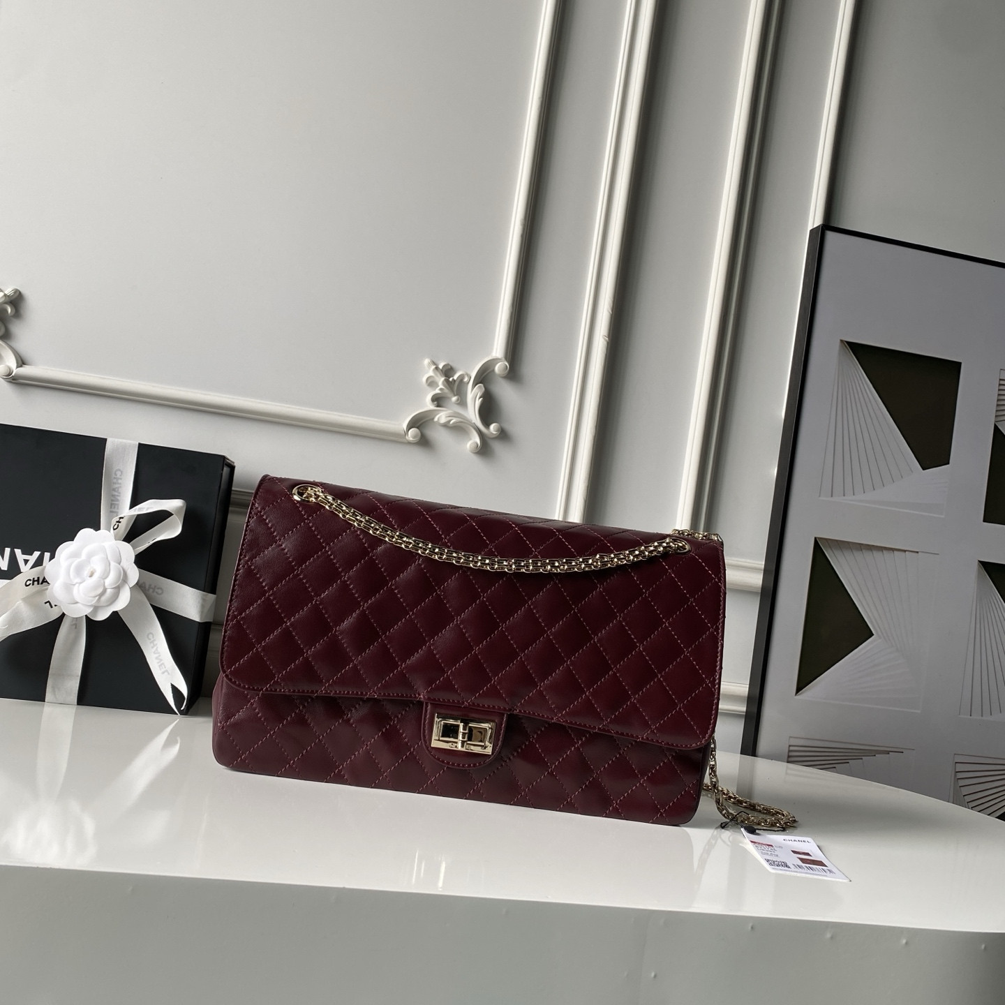 Ch*el 2.55 handbag a37587 31cm