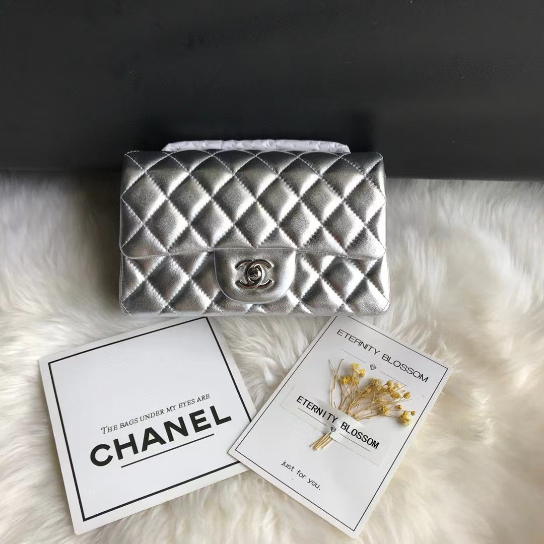 Ch*el flap bag 20x12x6cm