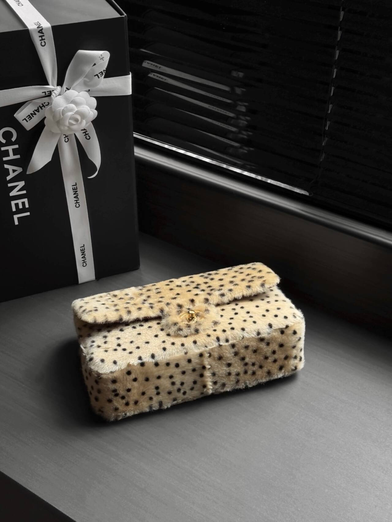 Ch*el flap bag 25x15x6cm