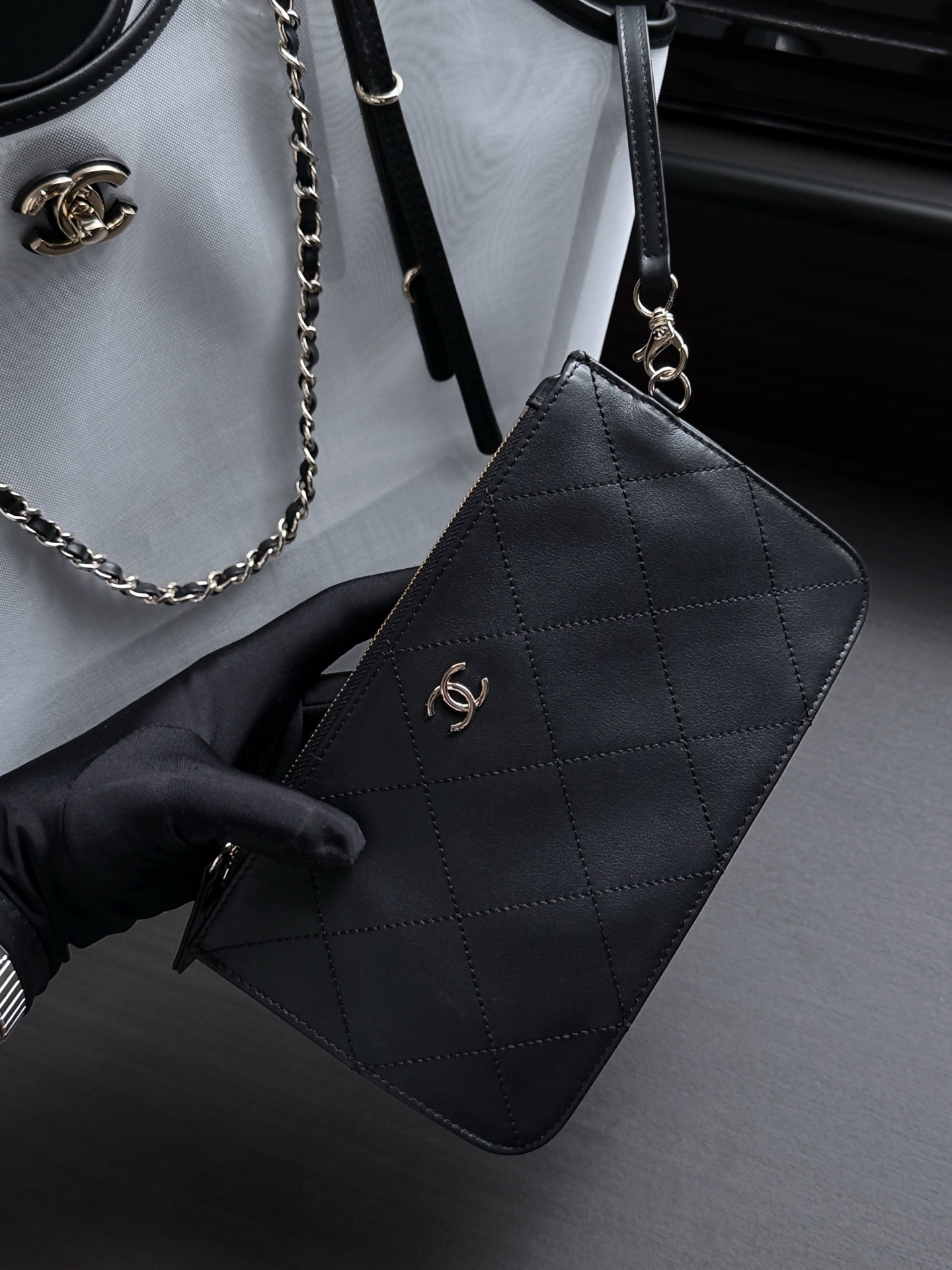 Ch*el shopping bag as5466 31x47x11cm