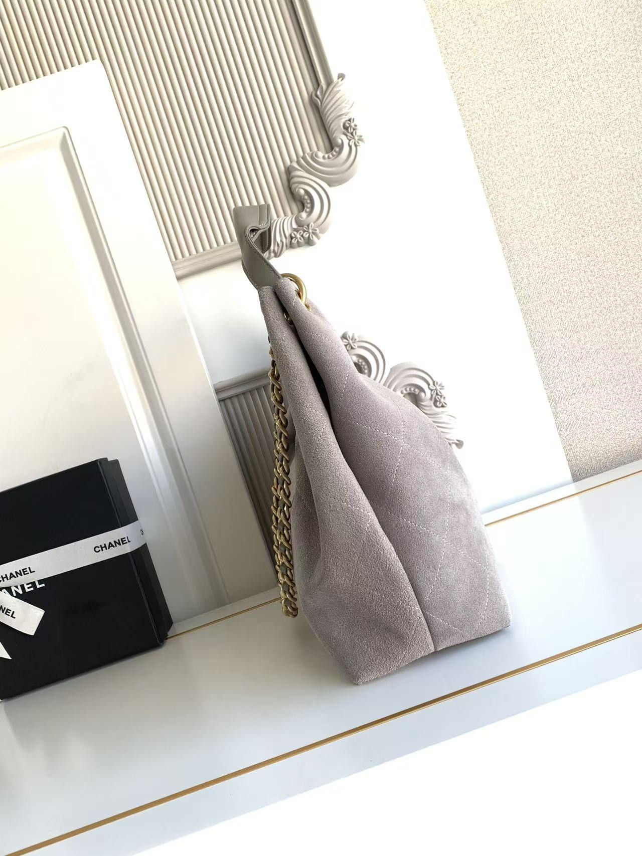 Ch*el hobo bag as5978 29x35x13cm