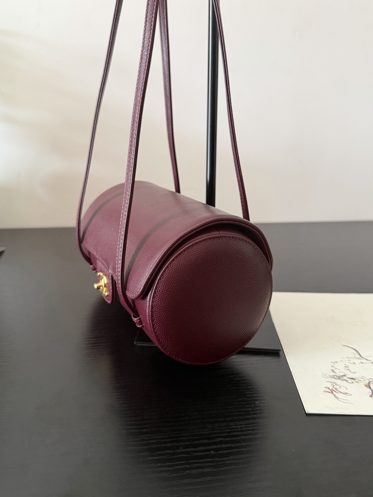 Ch*el small bowling bag as6143 10x20.5x10cm
