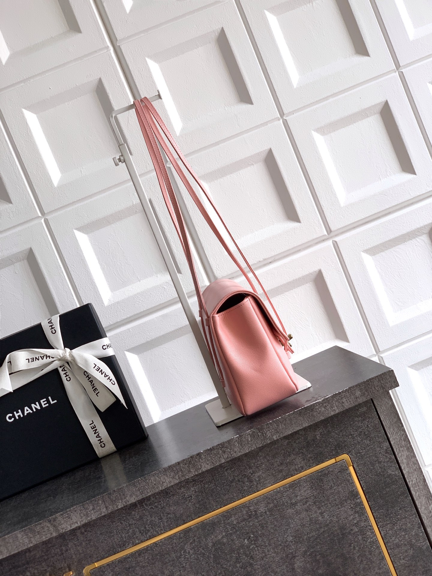 Ch*el small flap bag as6130 15x22x7cm
