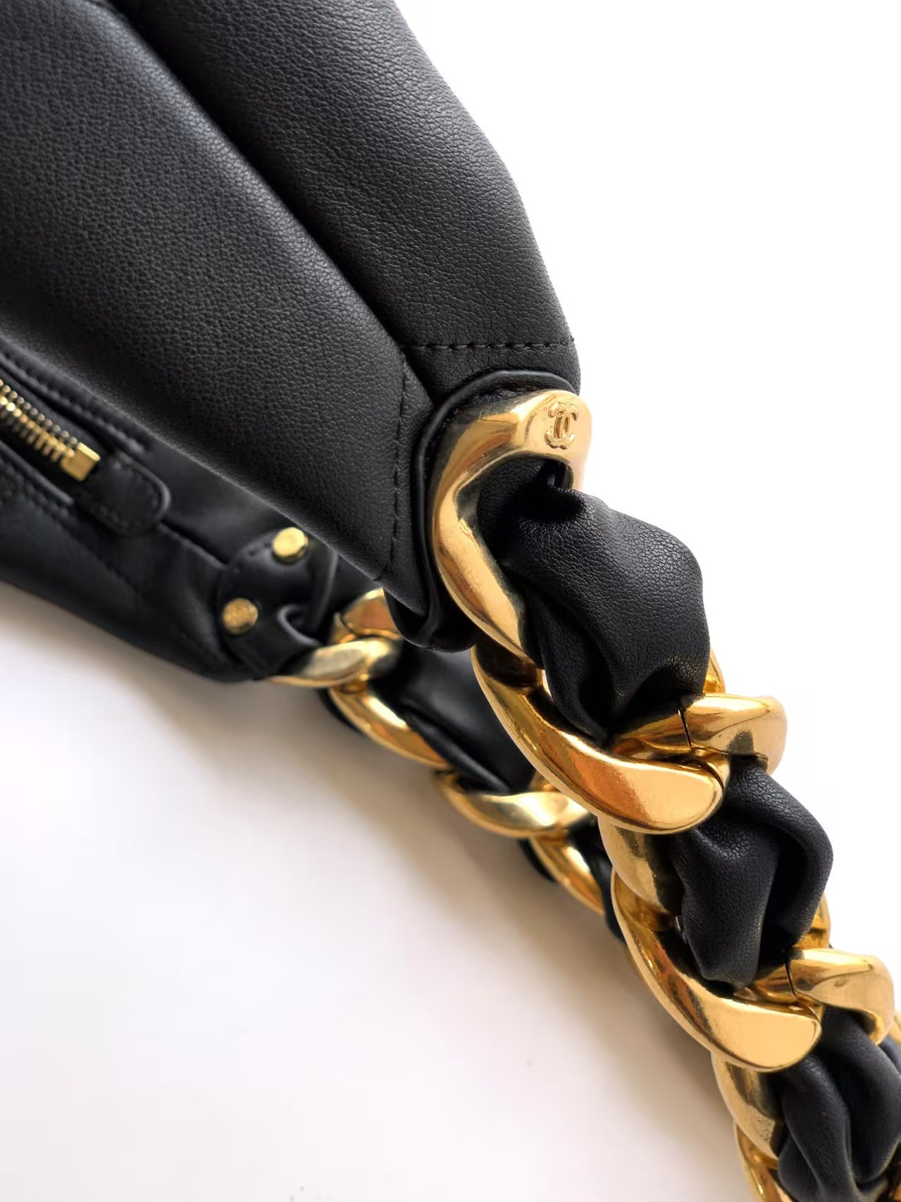 Ch*el hobo handbag 24x28x8cm