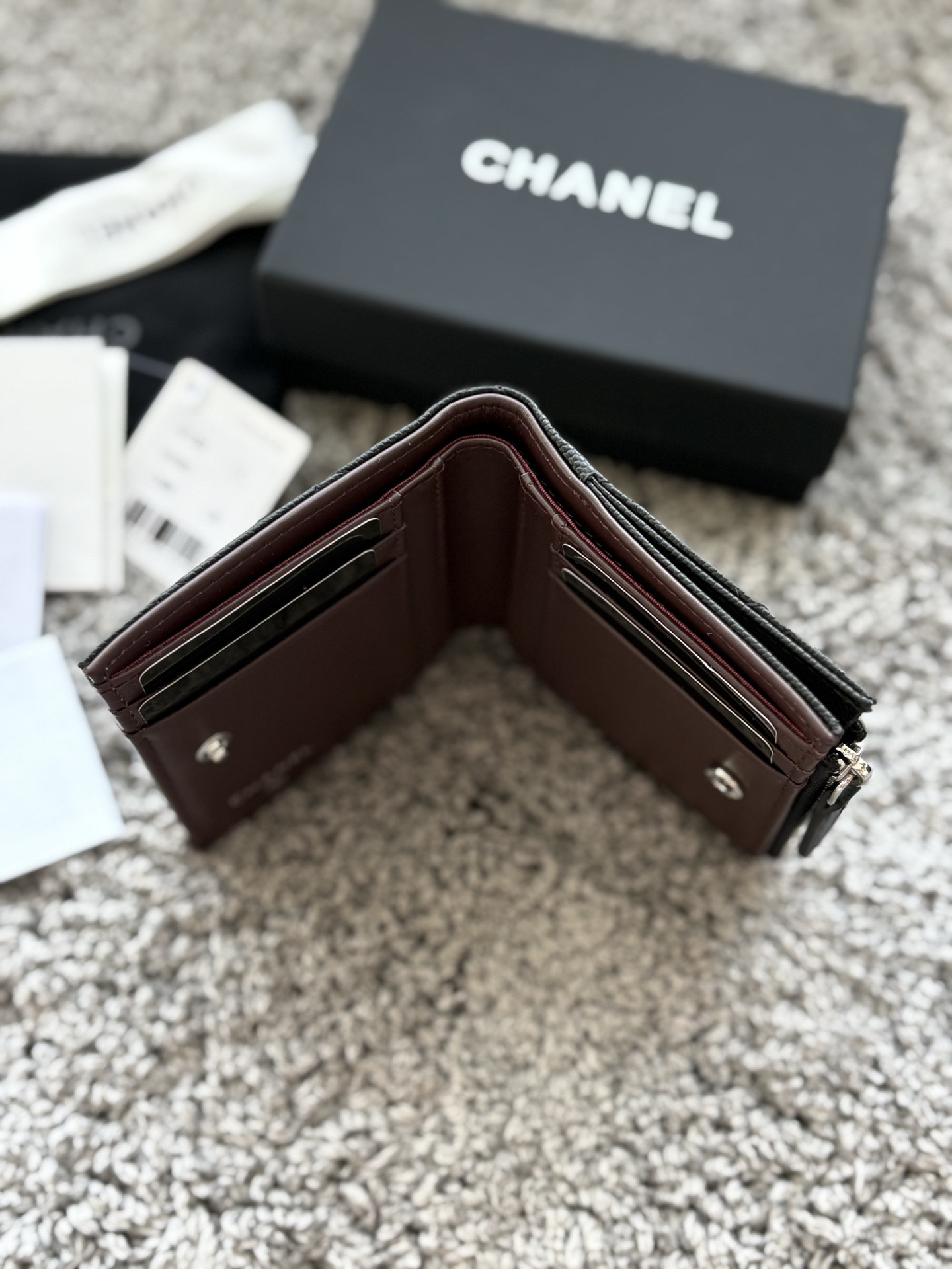 Ch*el wallet ap3388 11x10x2cm