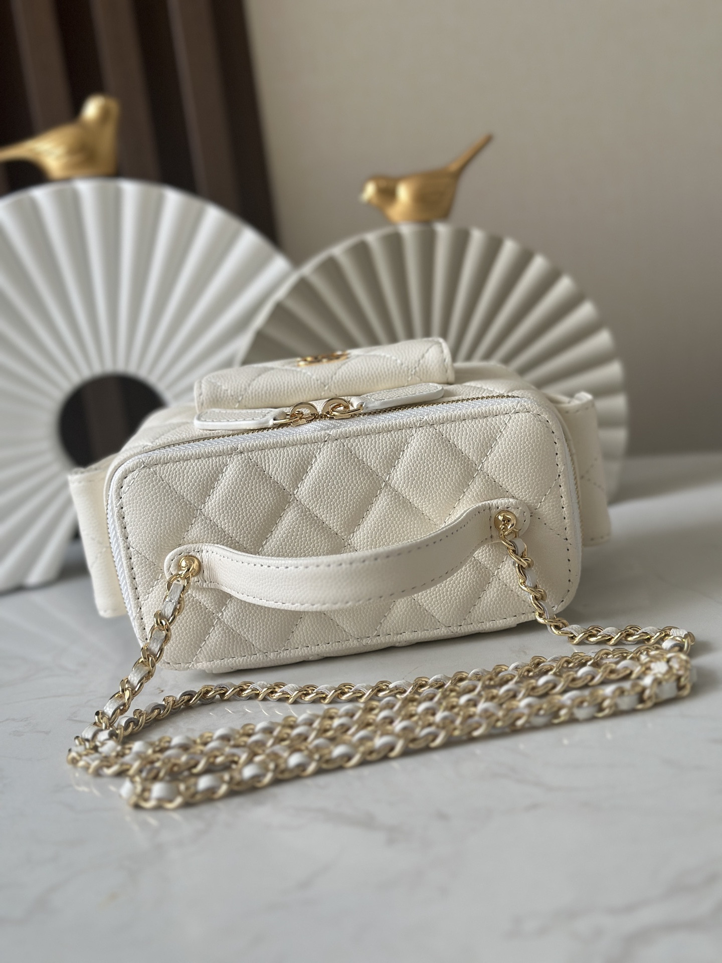 Ch*el vanity case 17cm