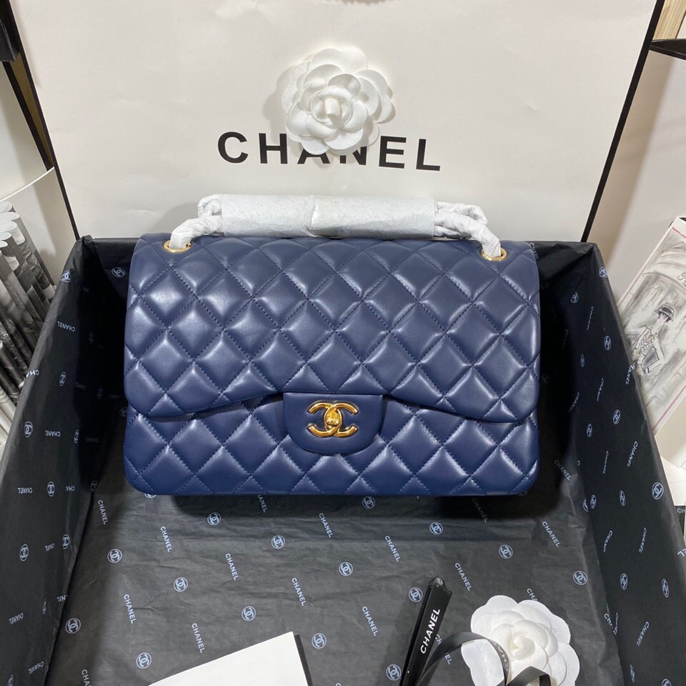 Ch*el classic flap jumbo 30cm cf 19.5×30×10cm