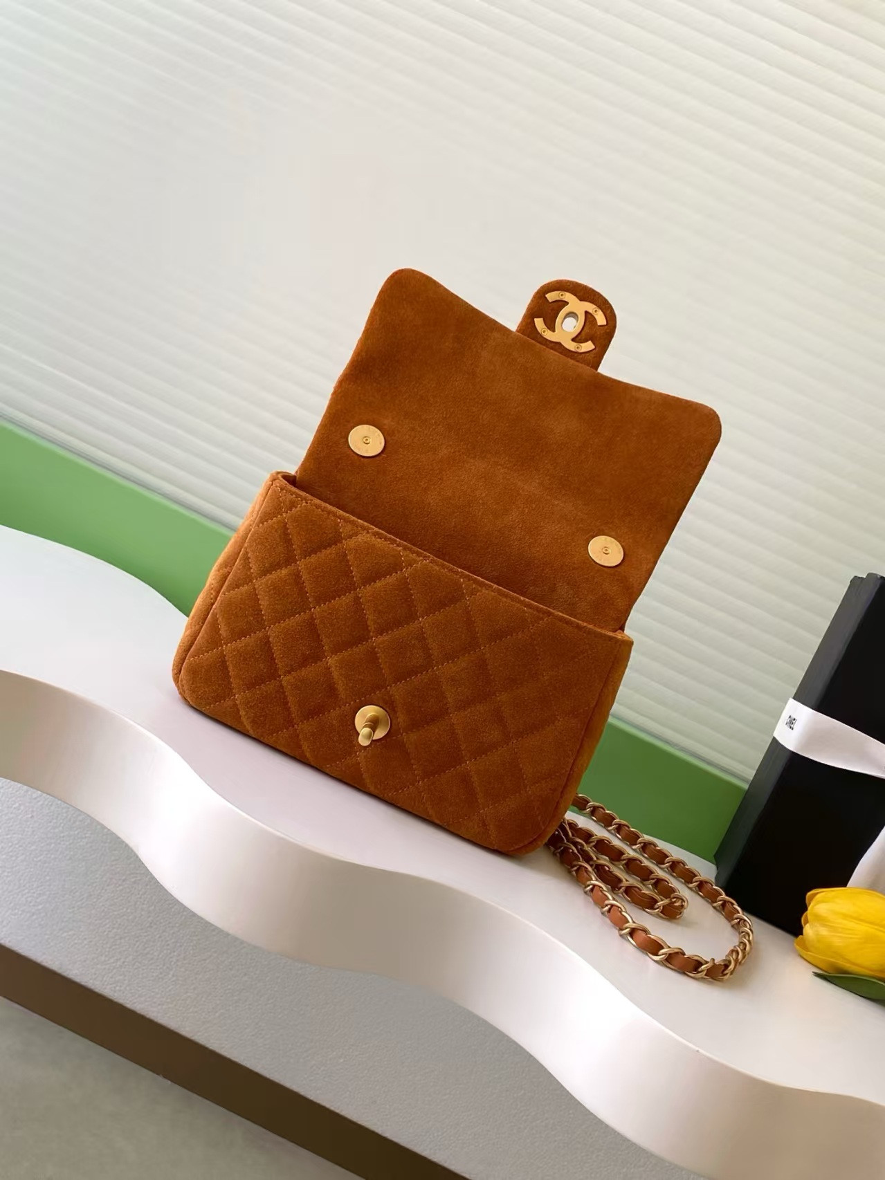 Ch*el mini flap bag as5989 14x20x6cm