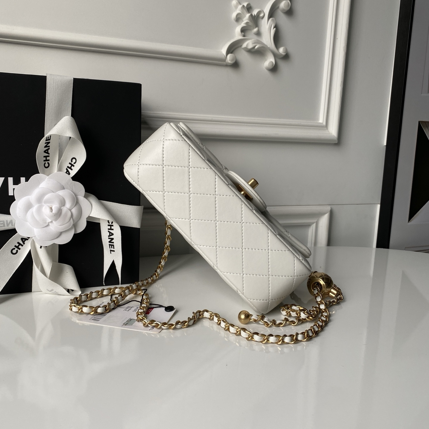 Ch*el flap bag as1787 20x13x7cm
