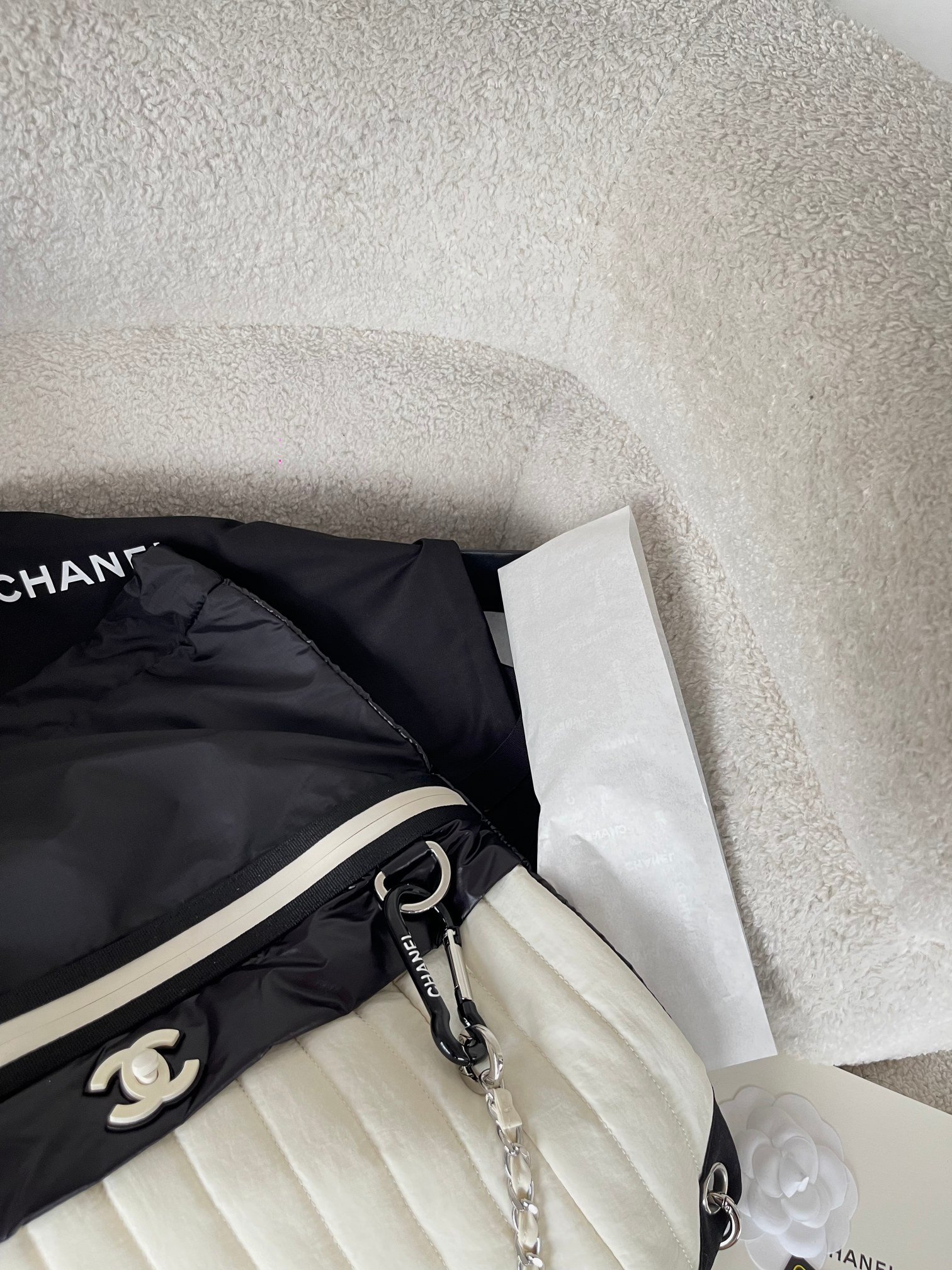 Ch*el nylon backpack 44x35cm