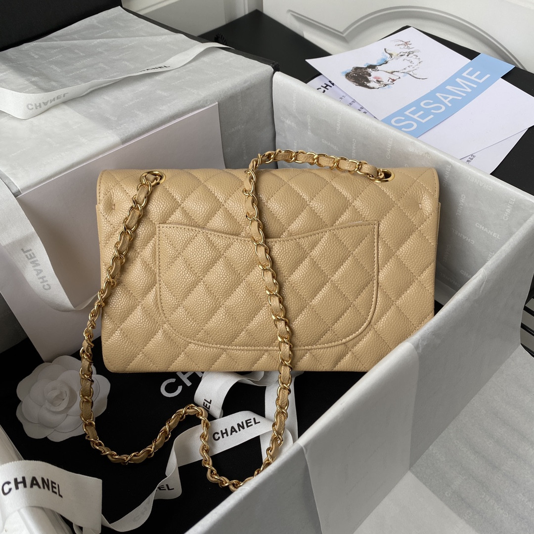 Ch*el classic flap bag 15.5×25.5×6.5cm