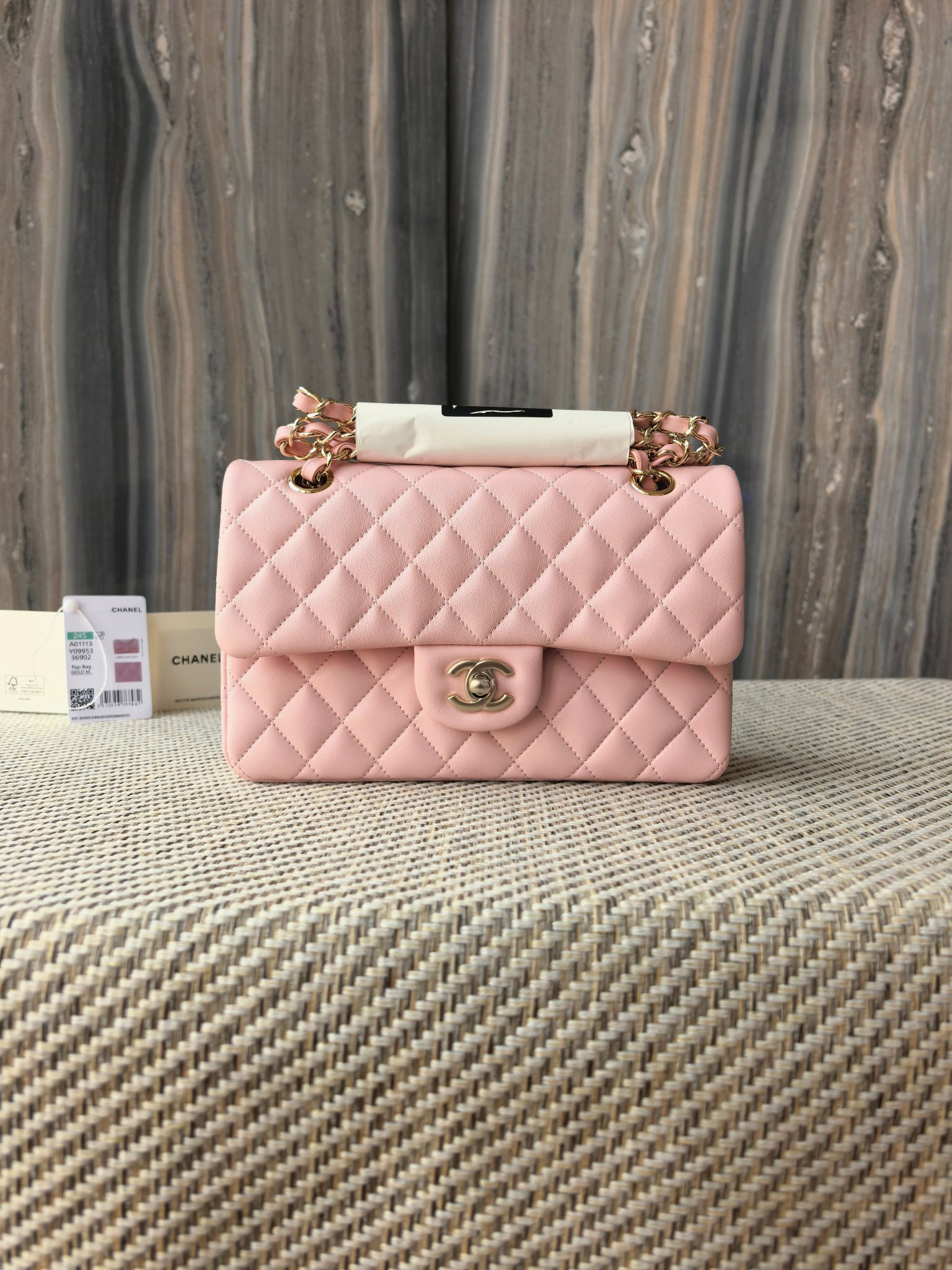Ch*el small classic bag 23x6.5x14cm