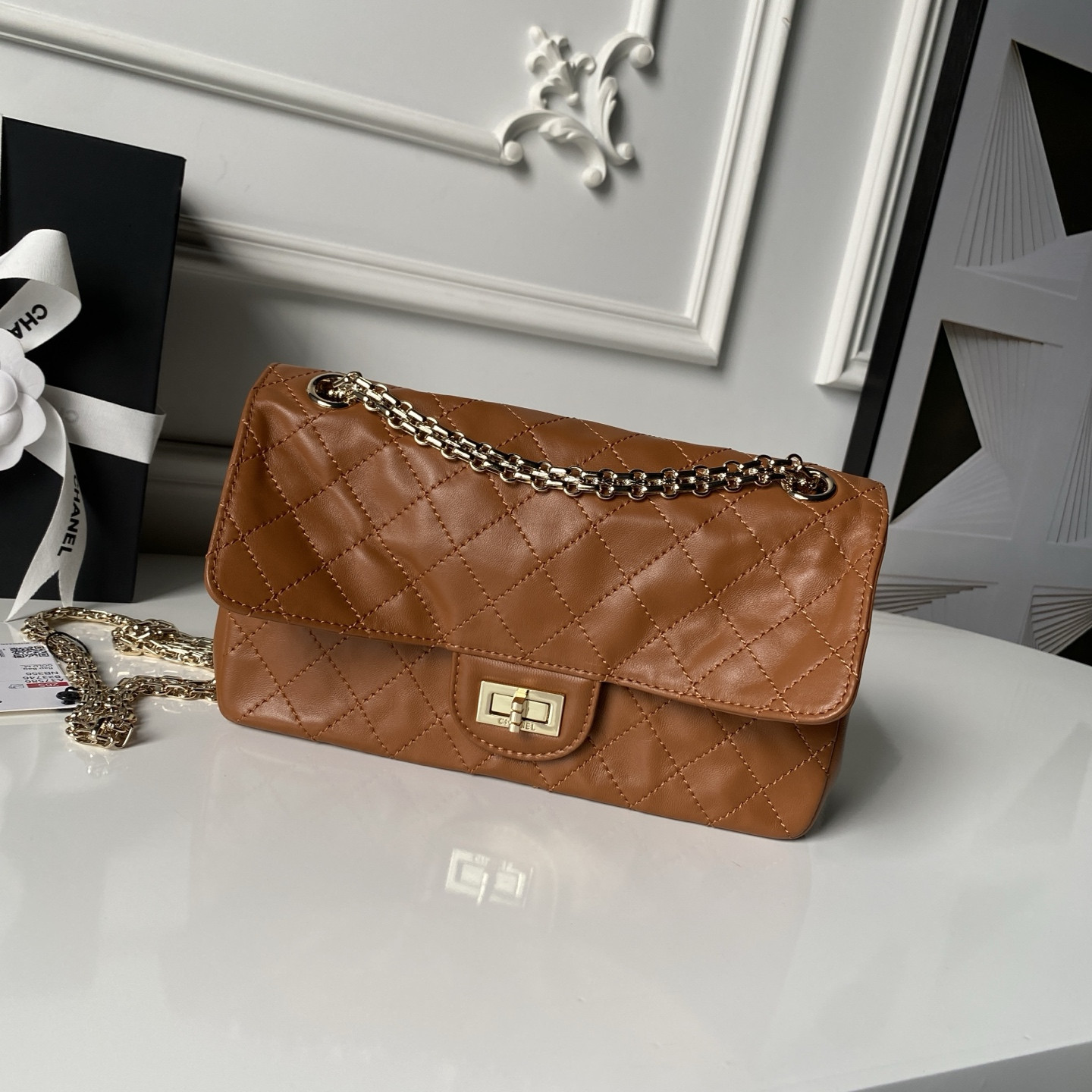 Ch*el 2.55 handbag a37586 16x24x7.5cm