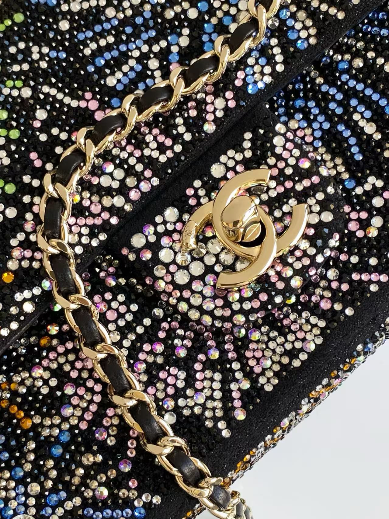 Ch*el evening bag 14x21x8cm