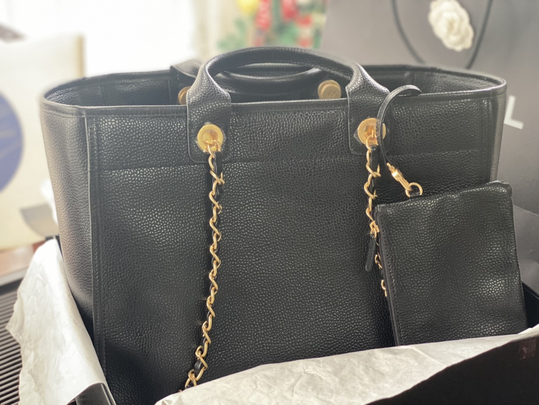 Ch*el large tote a66941 30x50x22cm