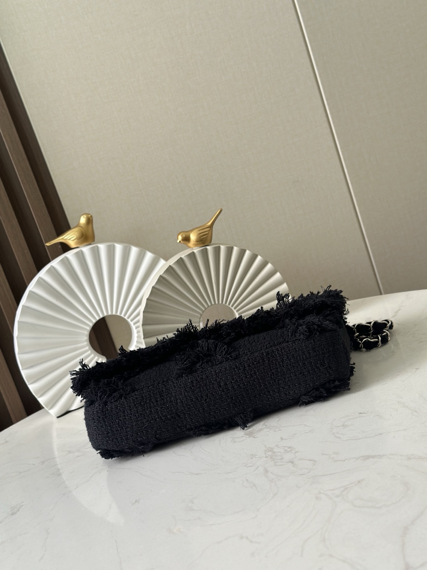 Ch*el vintage flap bag as3318 27cm