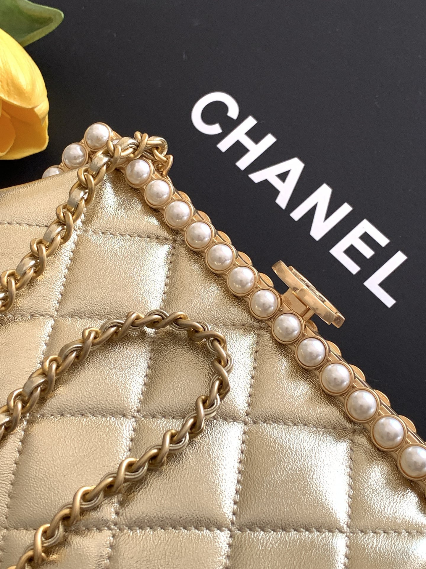 Ch*el clutch as5912 10x20x7cm