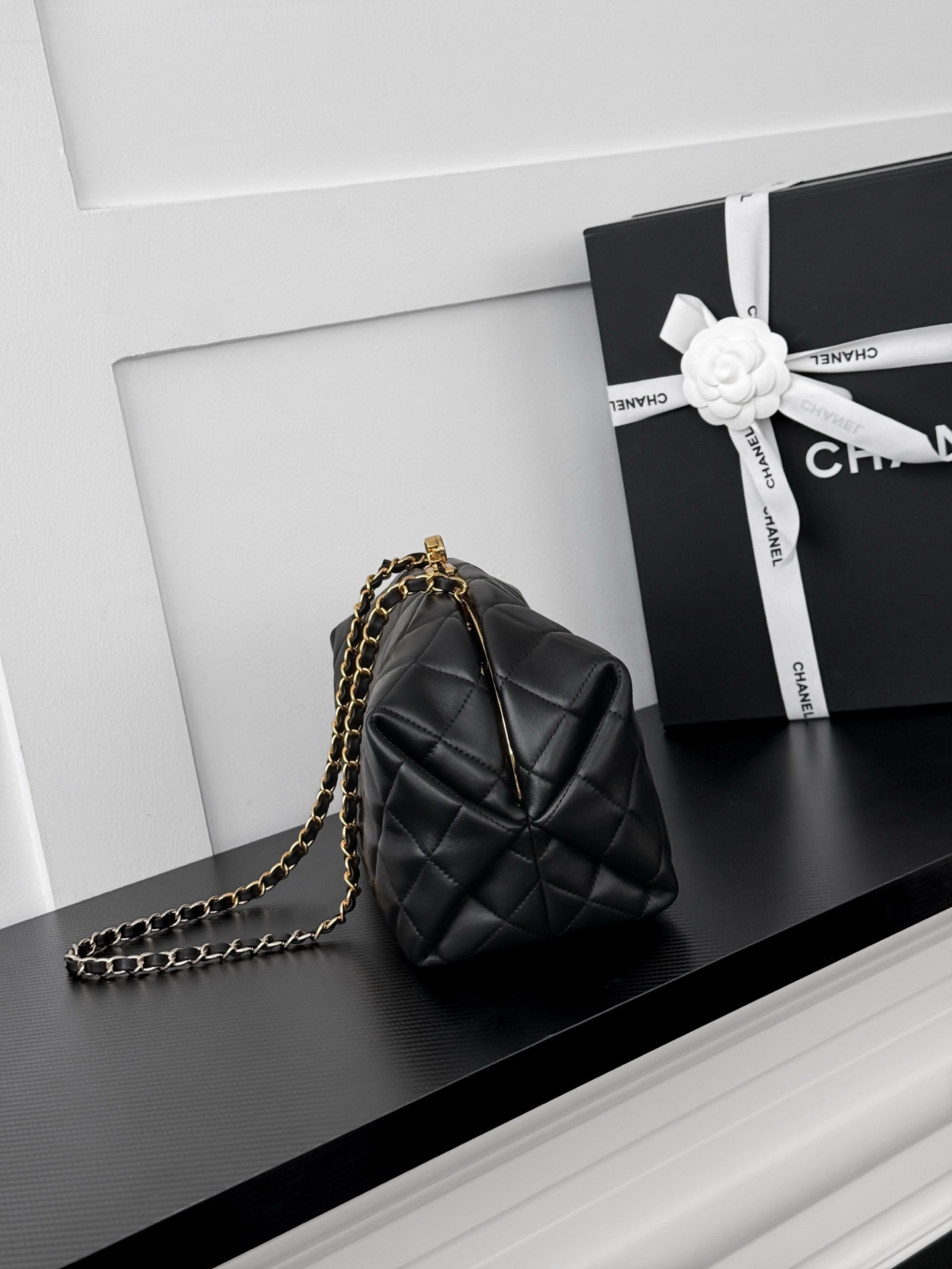 Ch*el clutch bag ap5251 12x27x7.5cm