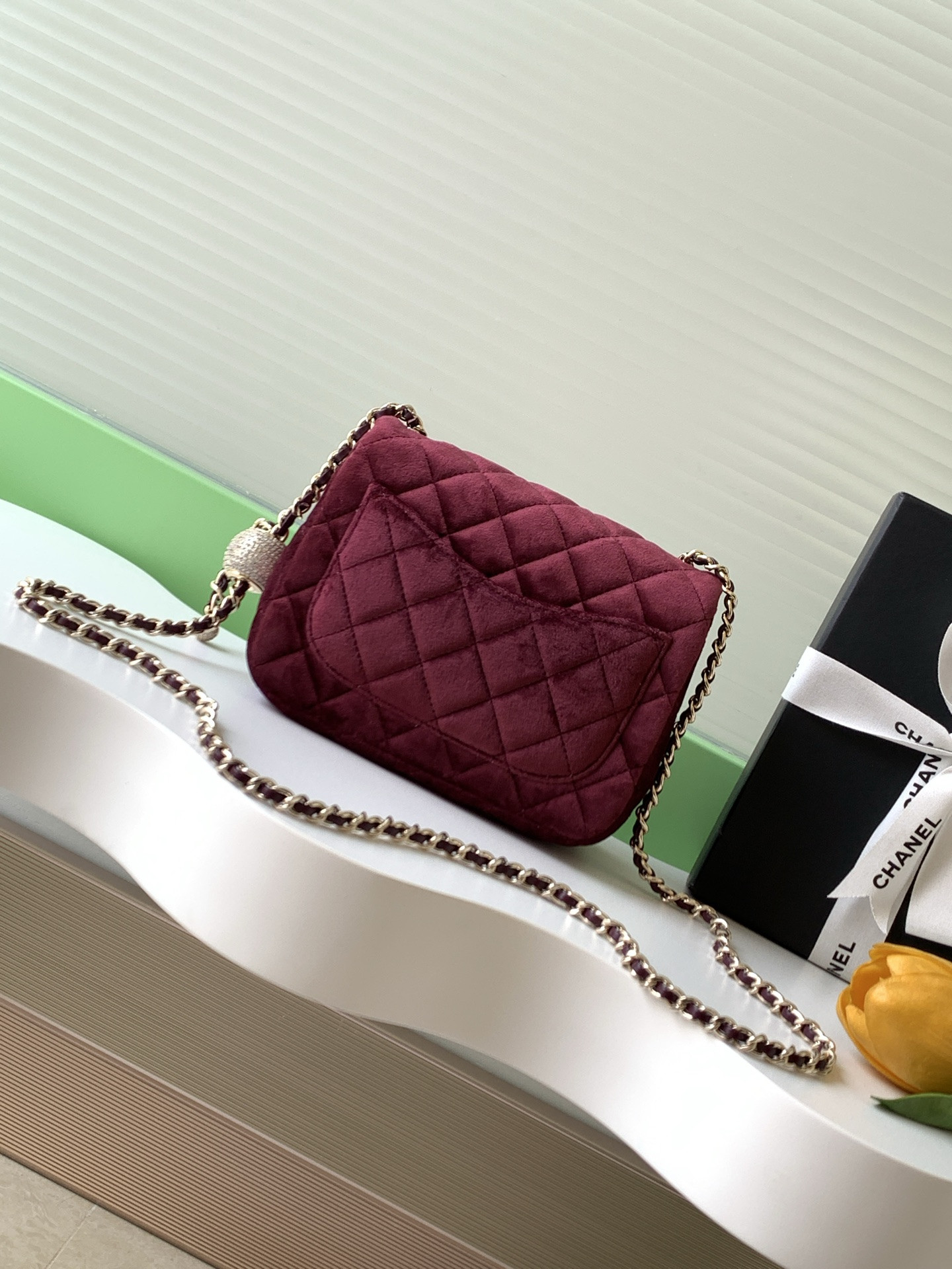 Ch*el mini flap bag 13x18x7cm