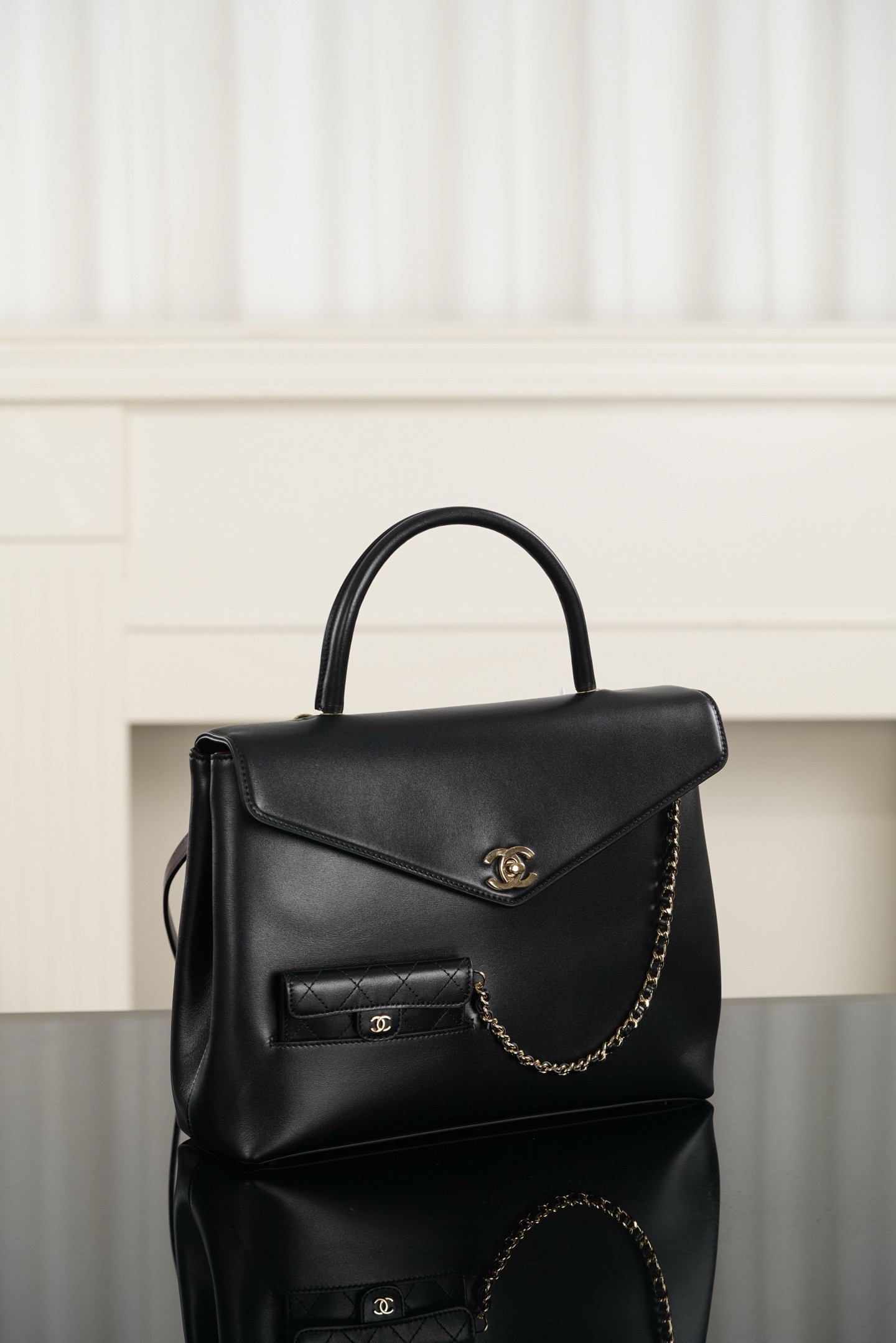 Ch*el flap briefcase bag as6309 31x29x9cm