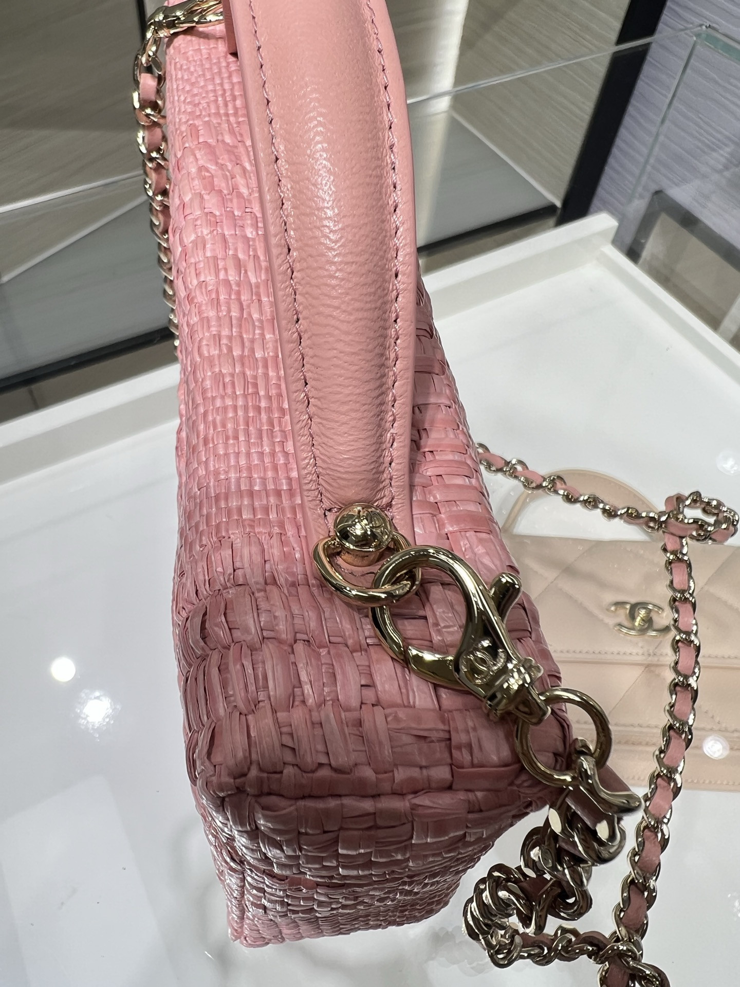 Ch*el classic vanity with chain handbag ap4385 17x19.5x5cm