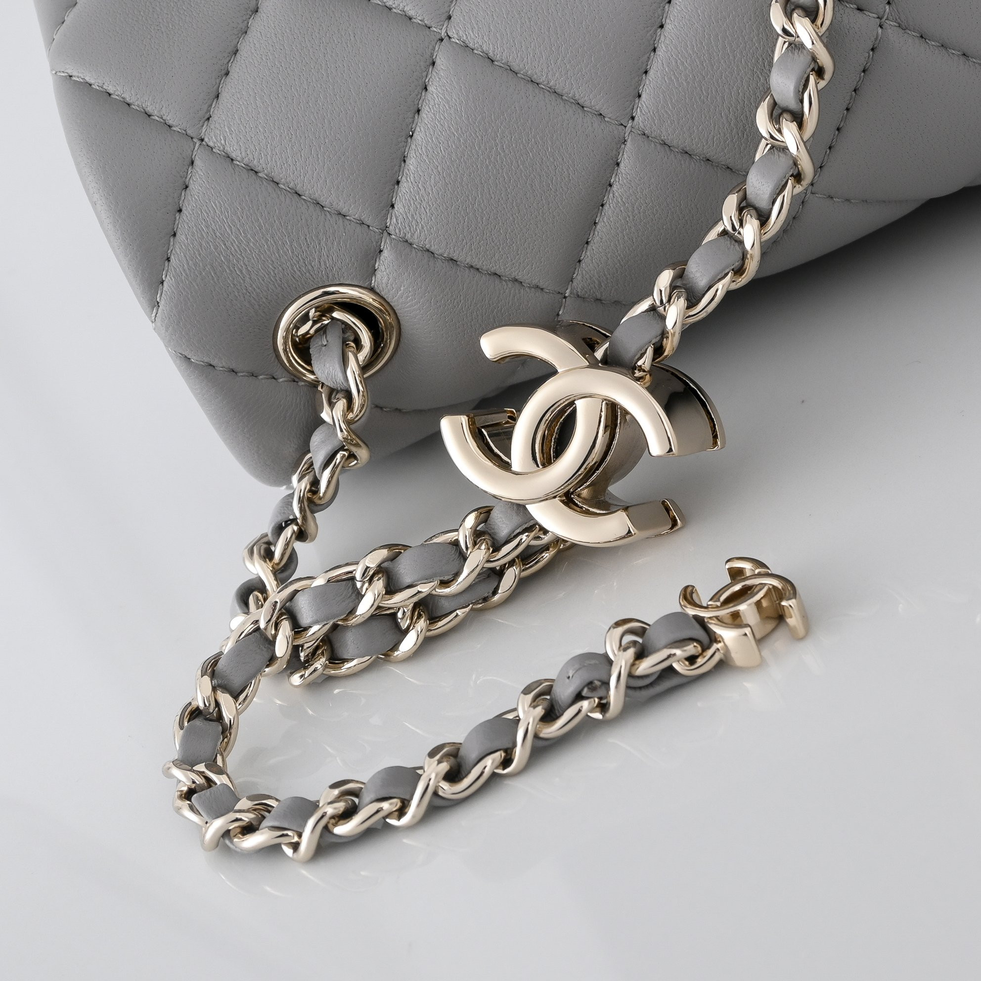 Ch*el classic flap handbag cf as5759 20x13x7cm