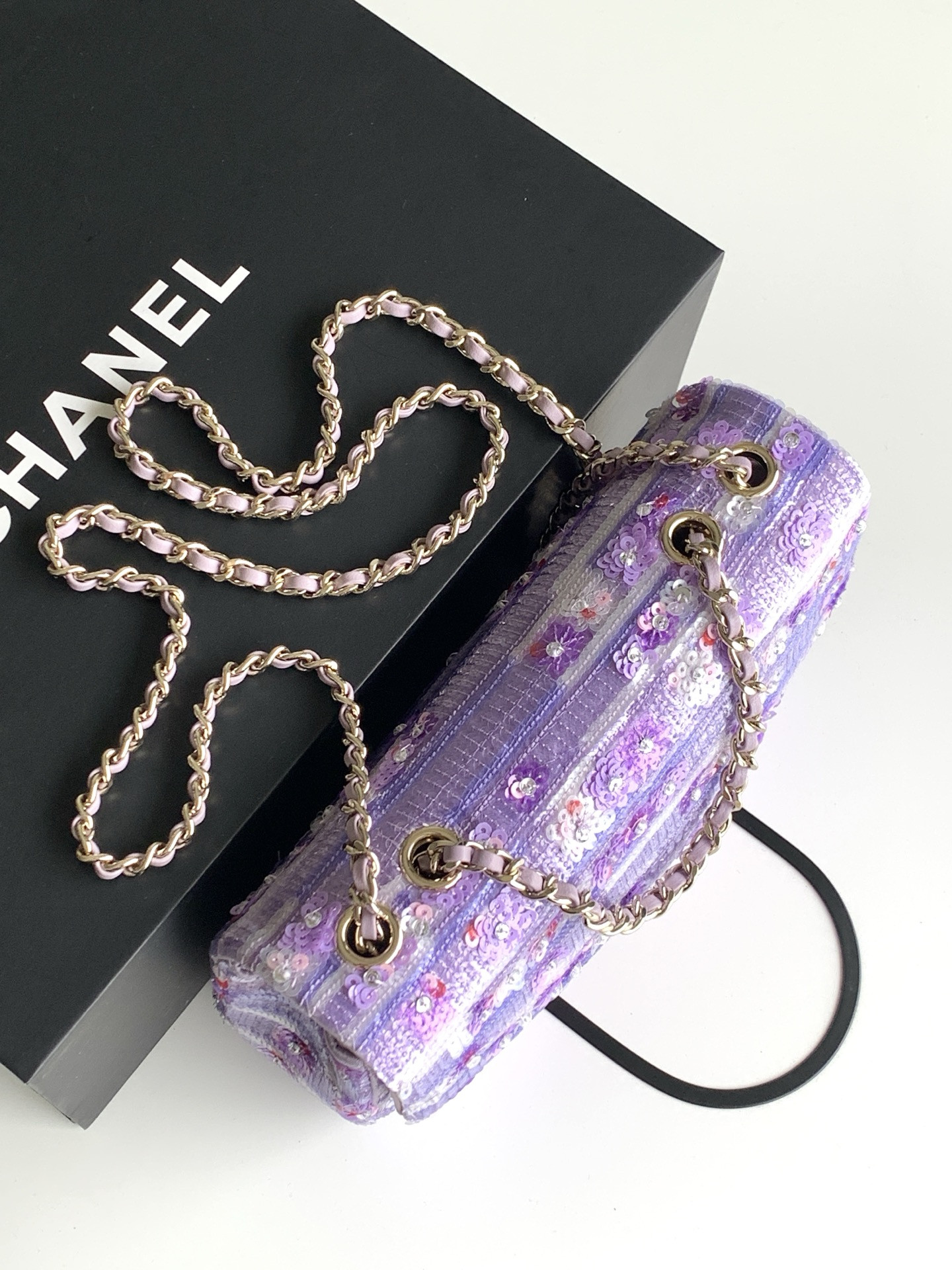 Ch*el evening bag as4297 13x21x8cm