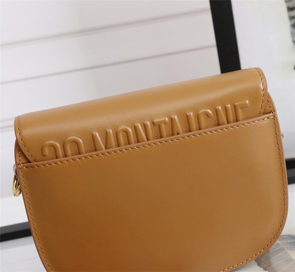 medium D*or bobby bag camel box calfskin