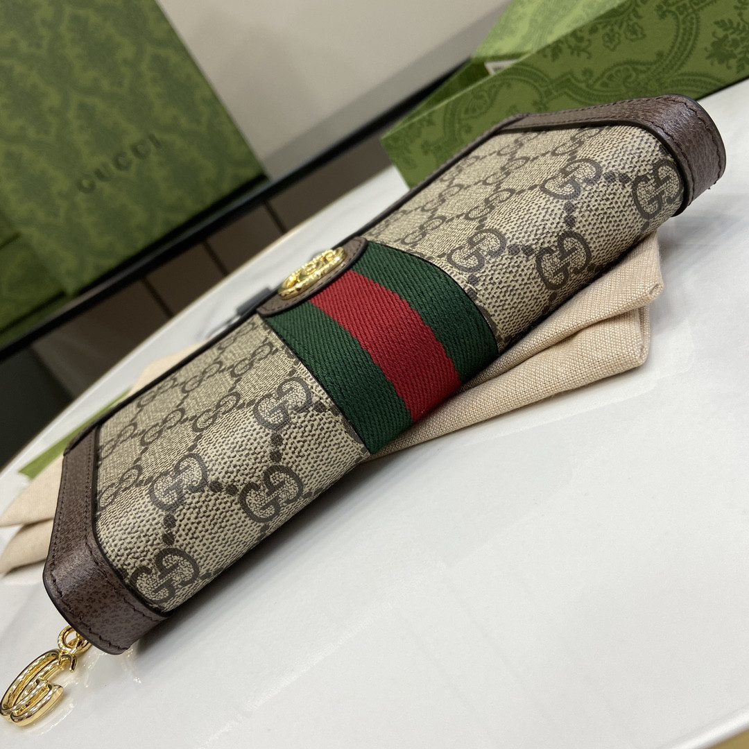 G*u*i ophidiazip around wallet 19.5x11x3cm