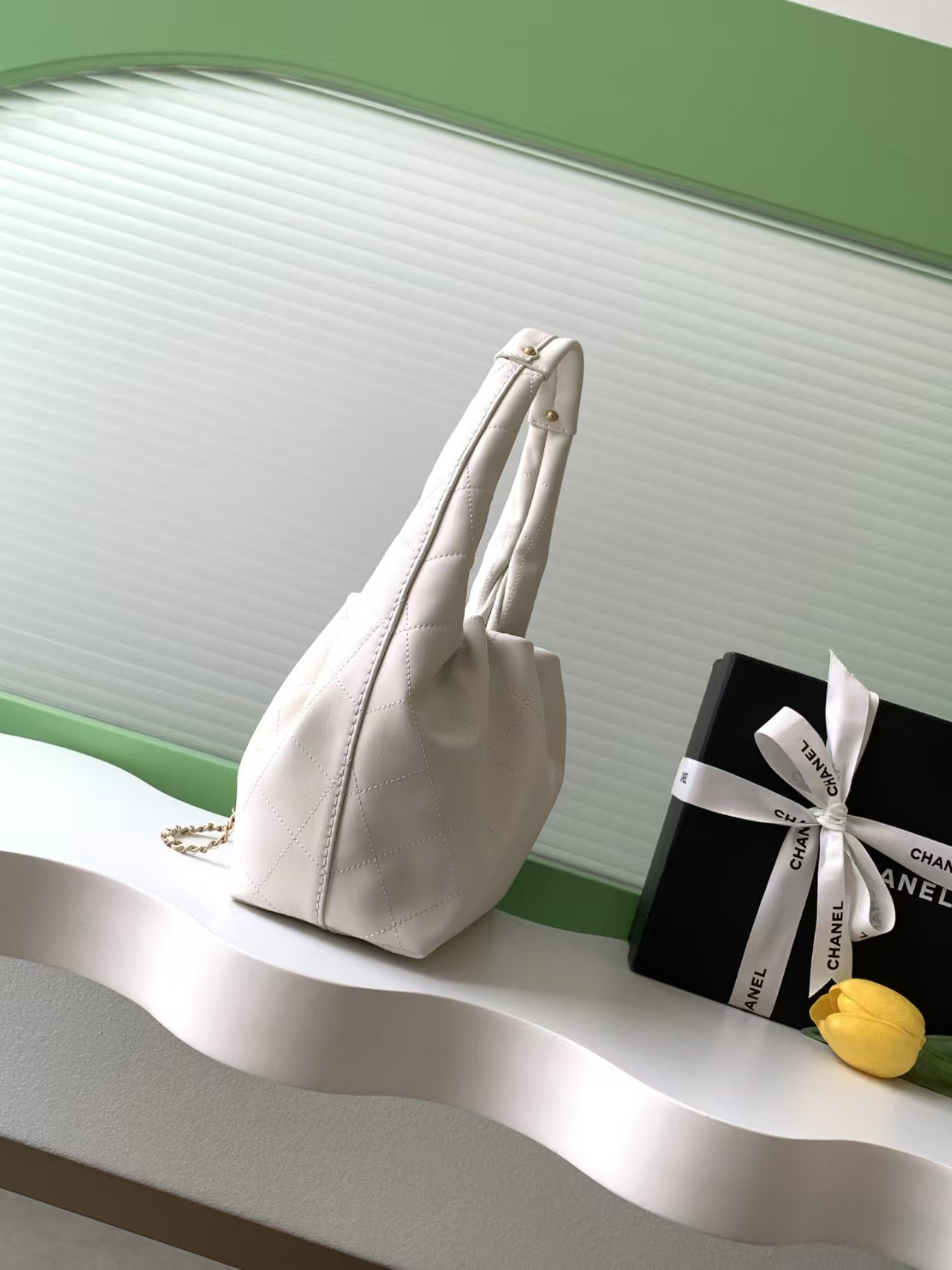 Ch*el hobo handbag as5976 32x24x12cm