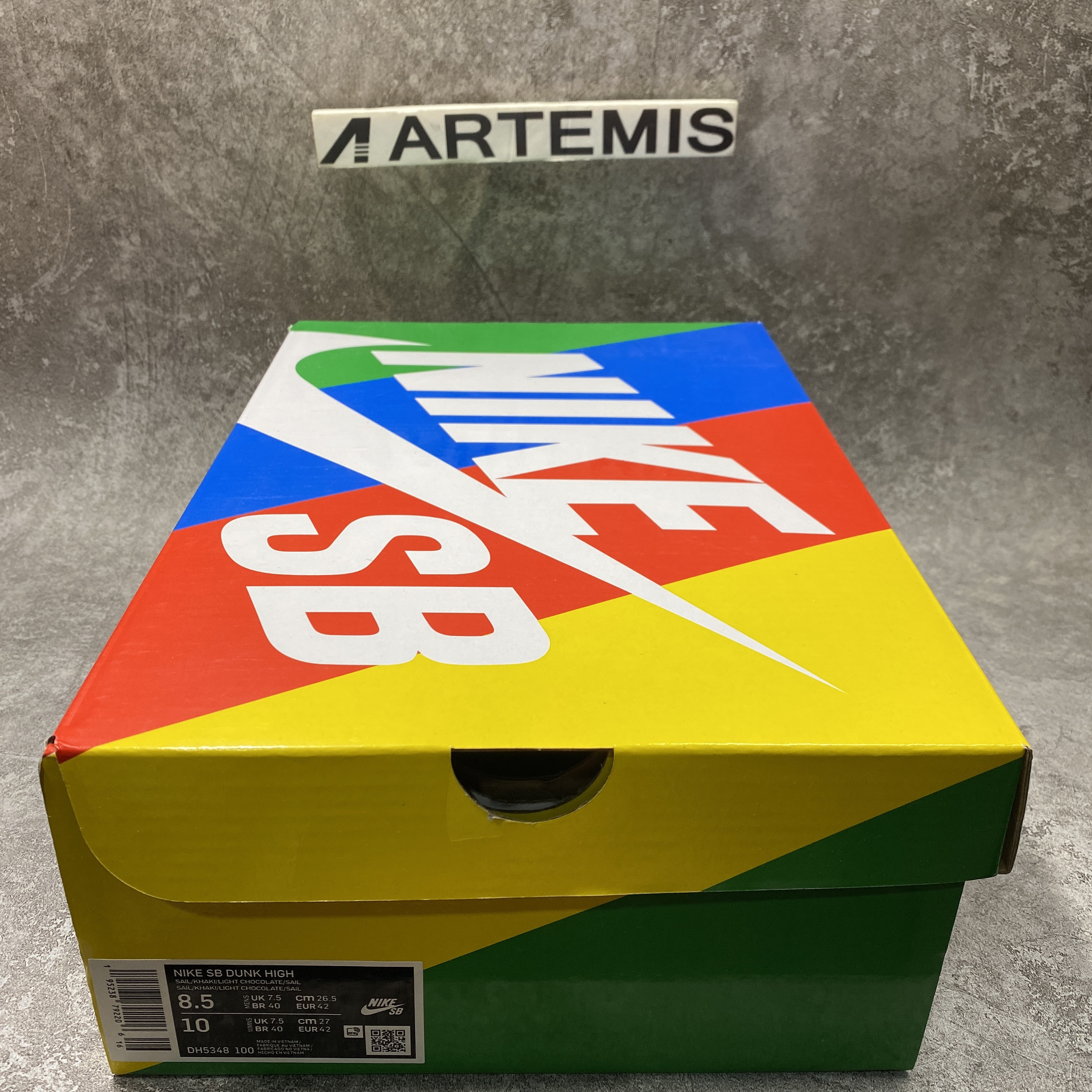 Nike Dunk High Light Chocolate