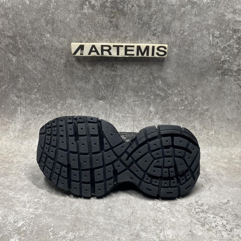 Balenciga 3XL Mule Sneakers in Black