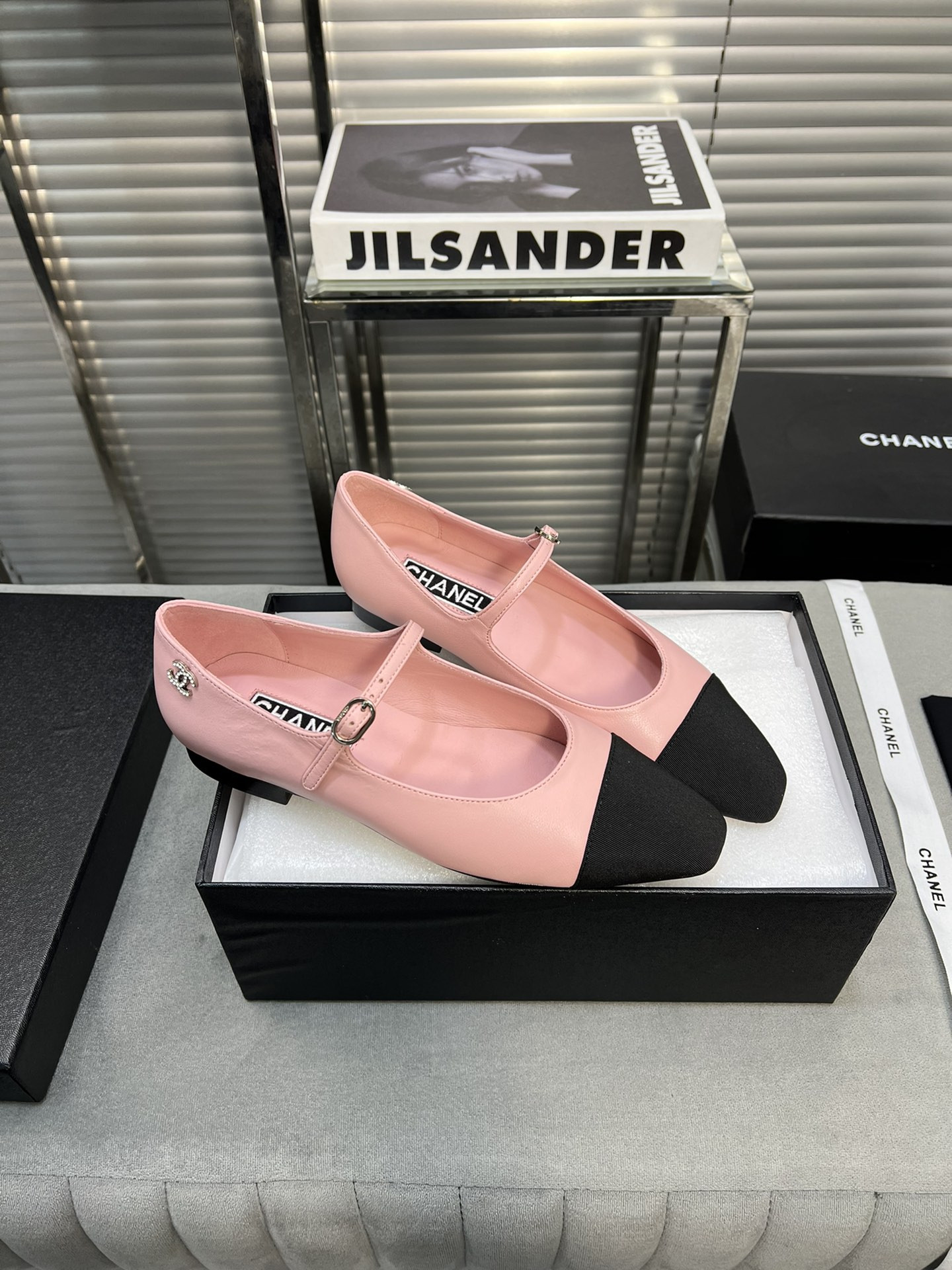 ua Ch*el mary janes lambskin