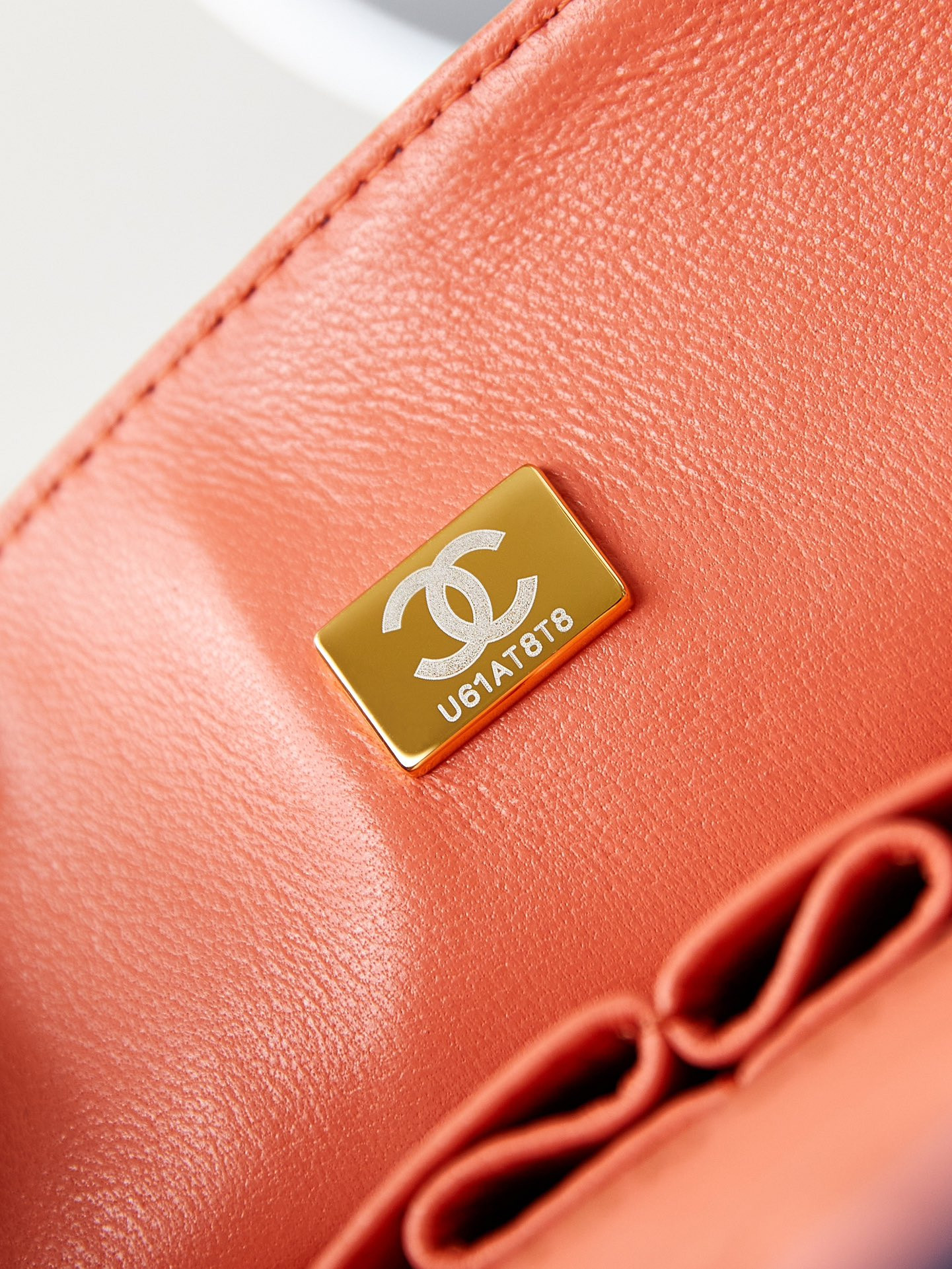 Ch*el classic flap bag 15.5×25.5×6.5cm