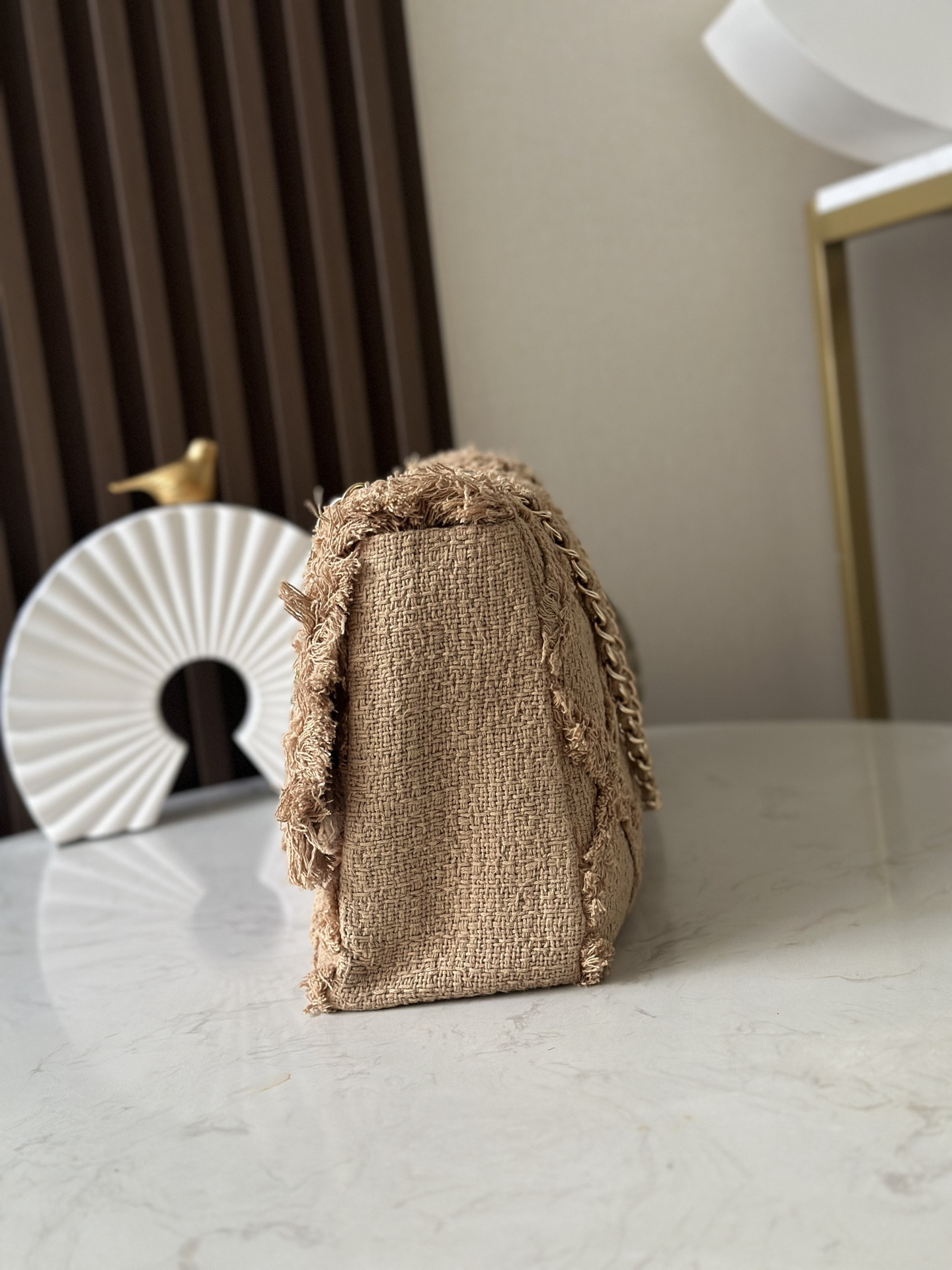 Ch*el vintage flap bag 38x21x11cm