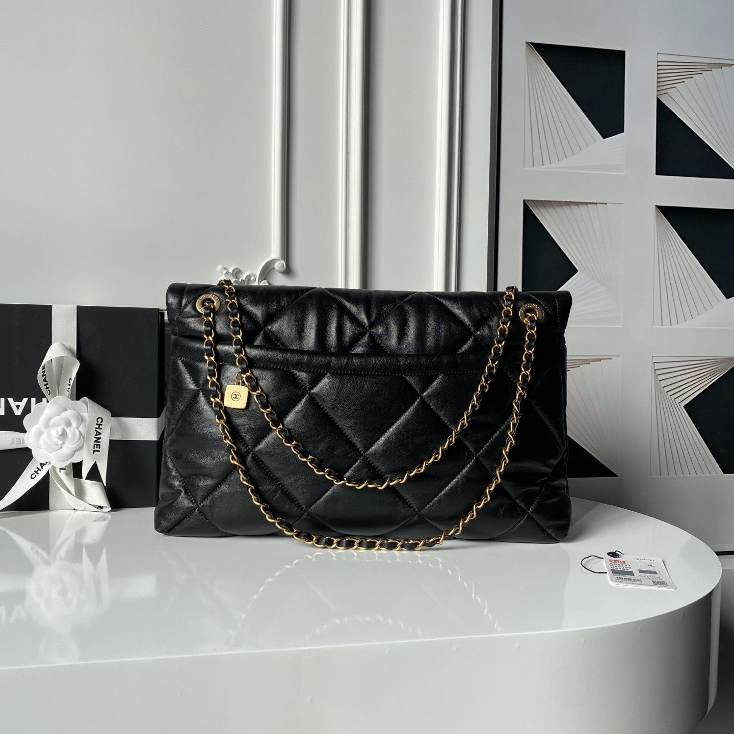 Ch*el shopping bag 26.5x45x9.5cm