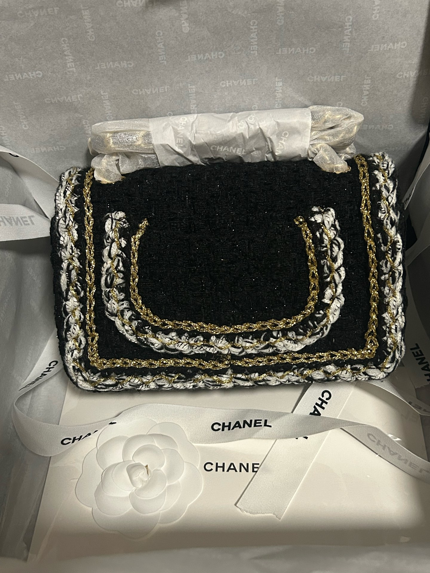 Ch*el mini classic handbag 12x20x6cm